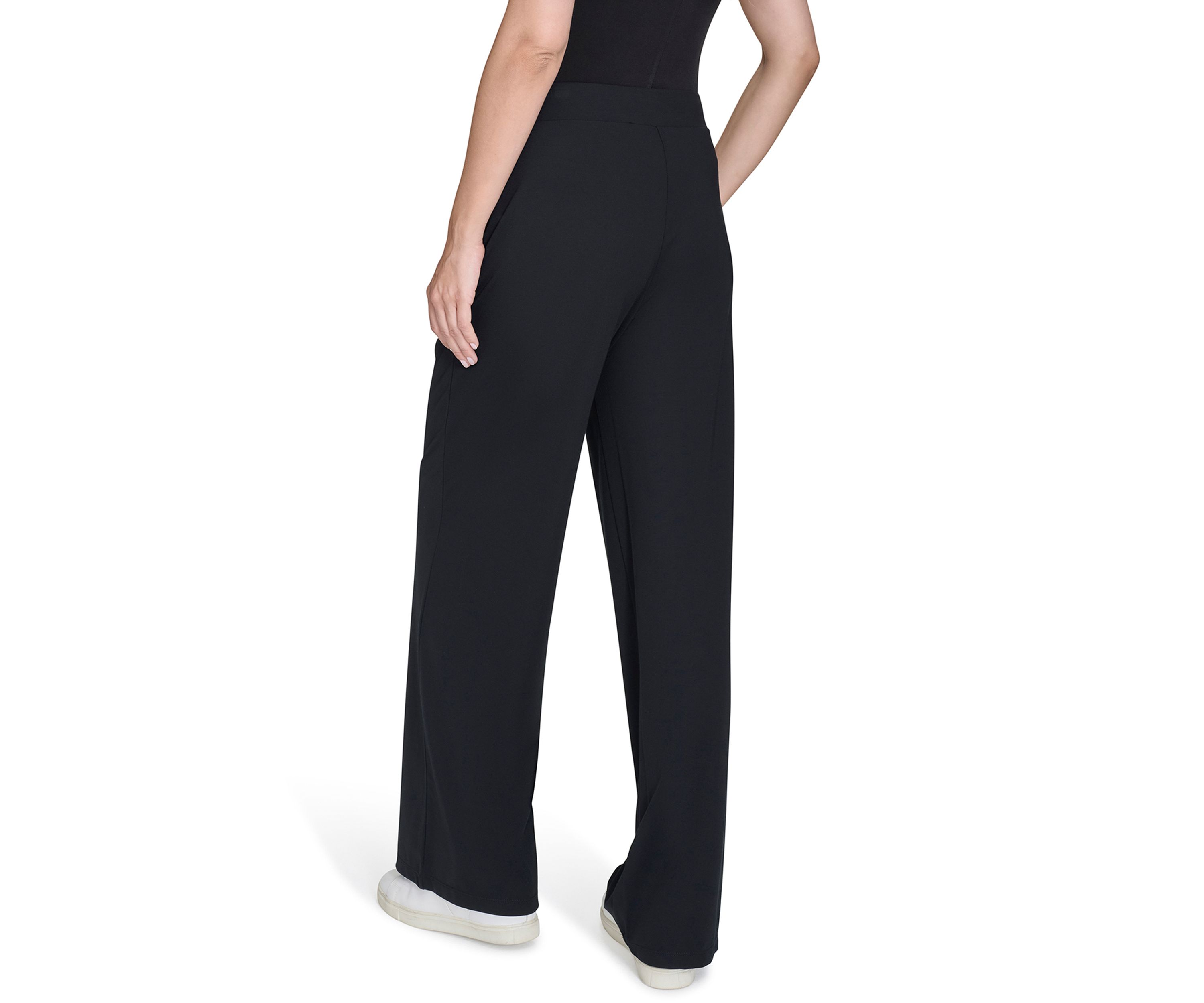 Wide Leg Pull On Scuba Pants