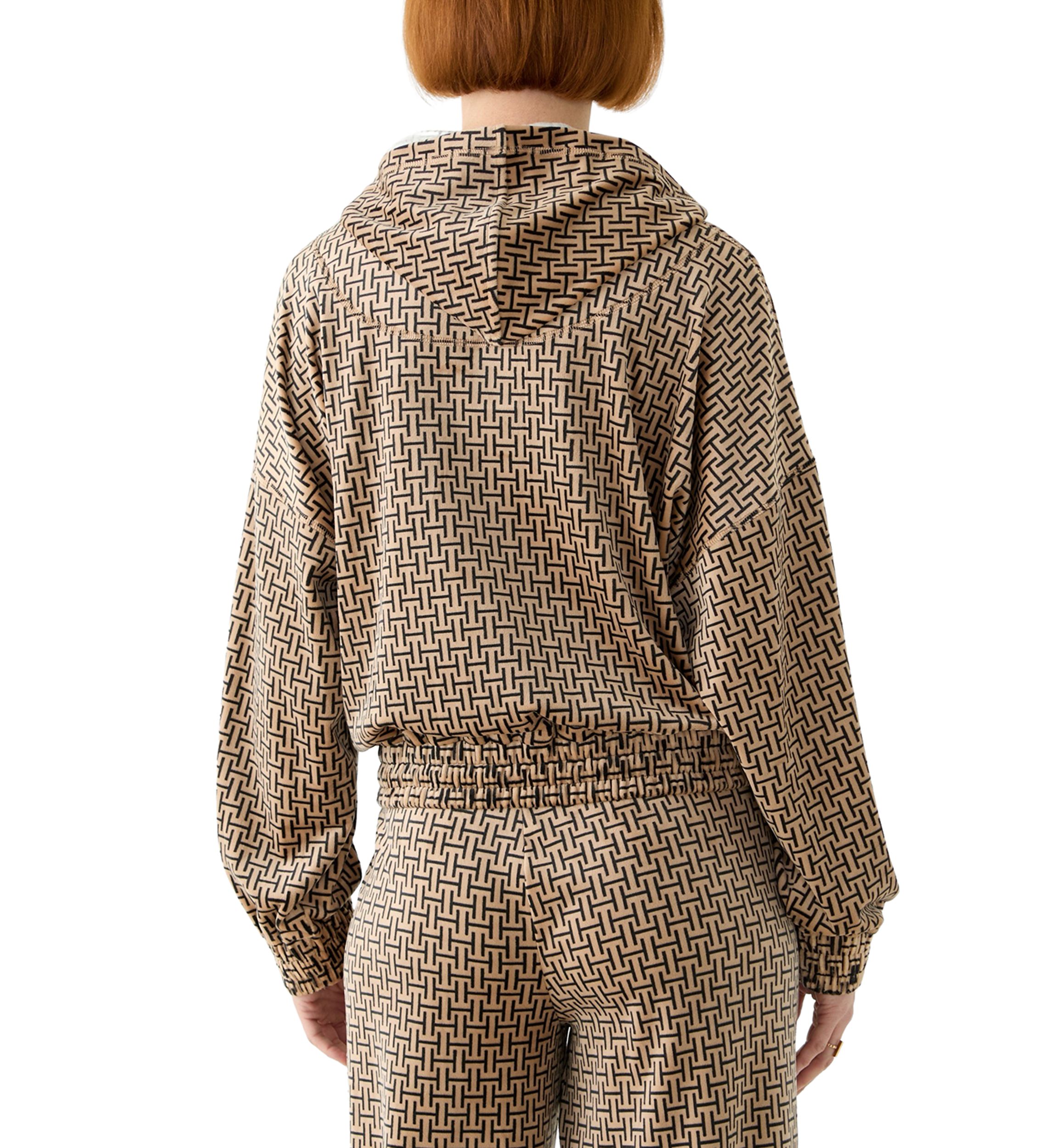 Womens Logo Printed Hoodie
