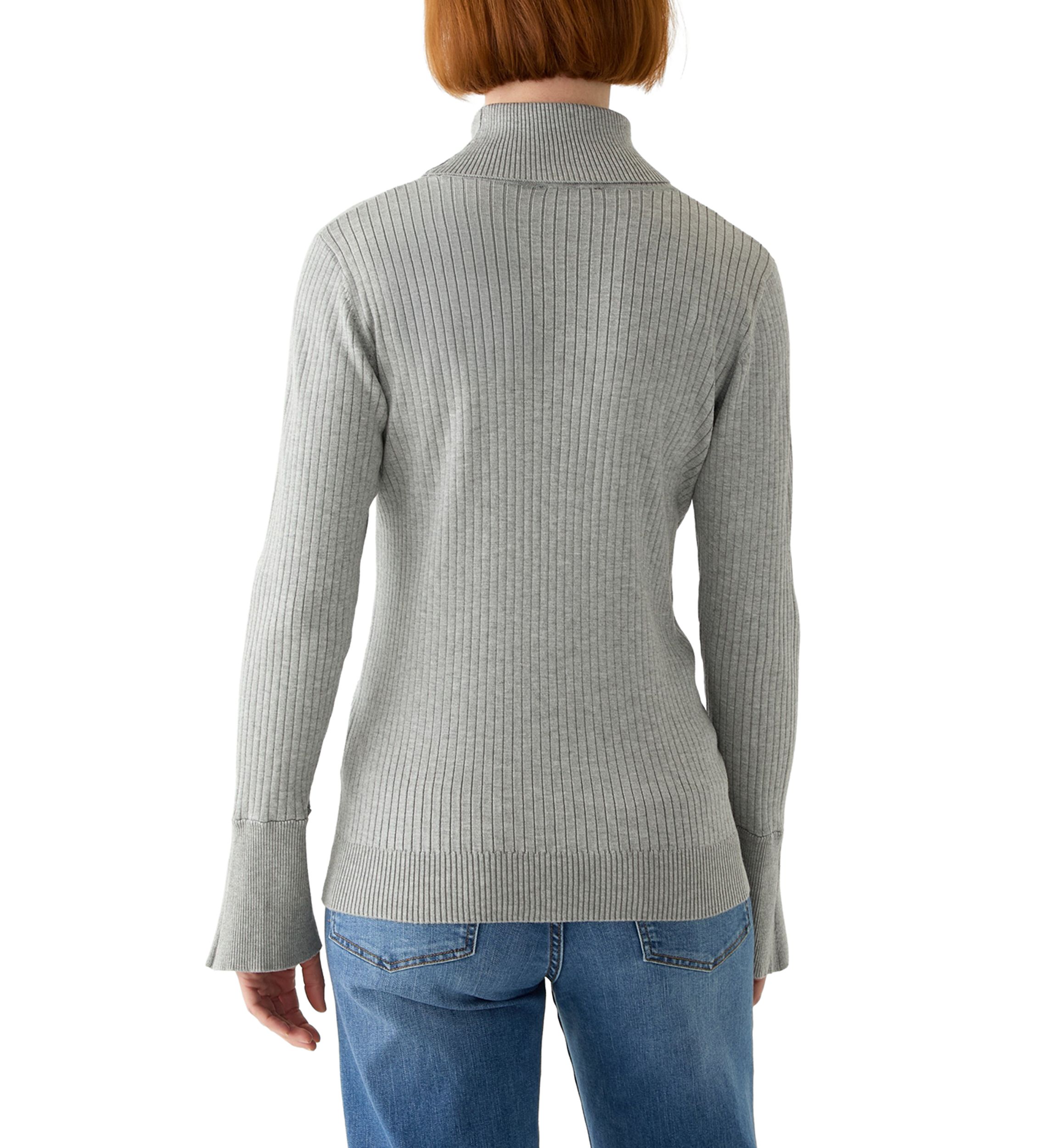 Womens Ribbed Turtleneck Sweater