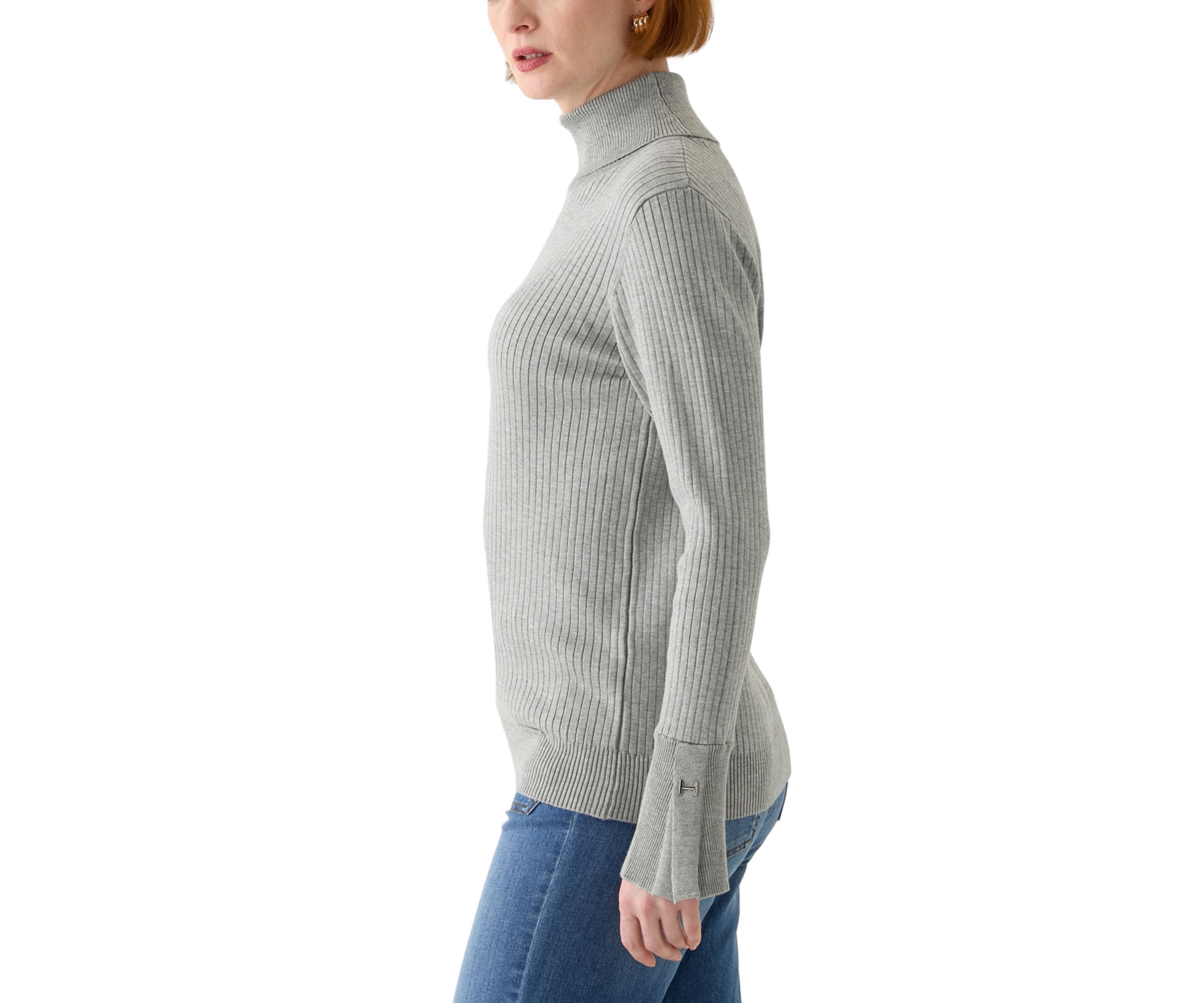 Womens Ribbed Turtleneck Sweater