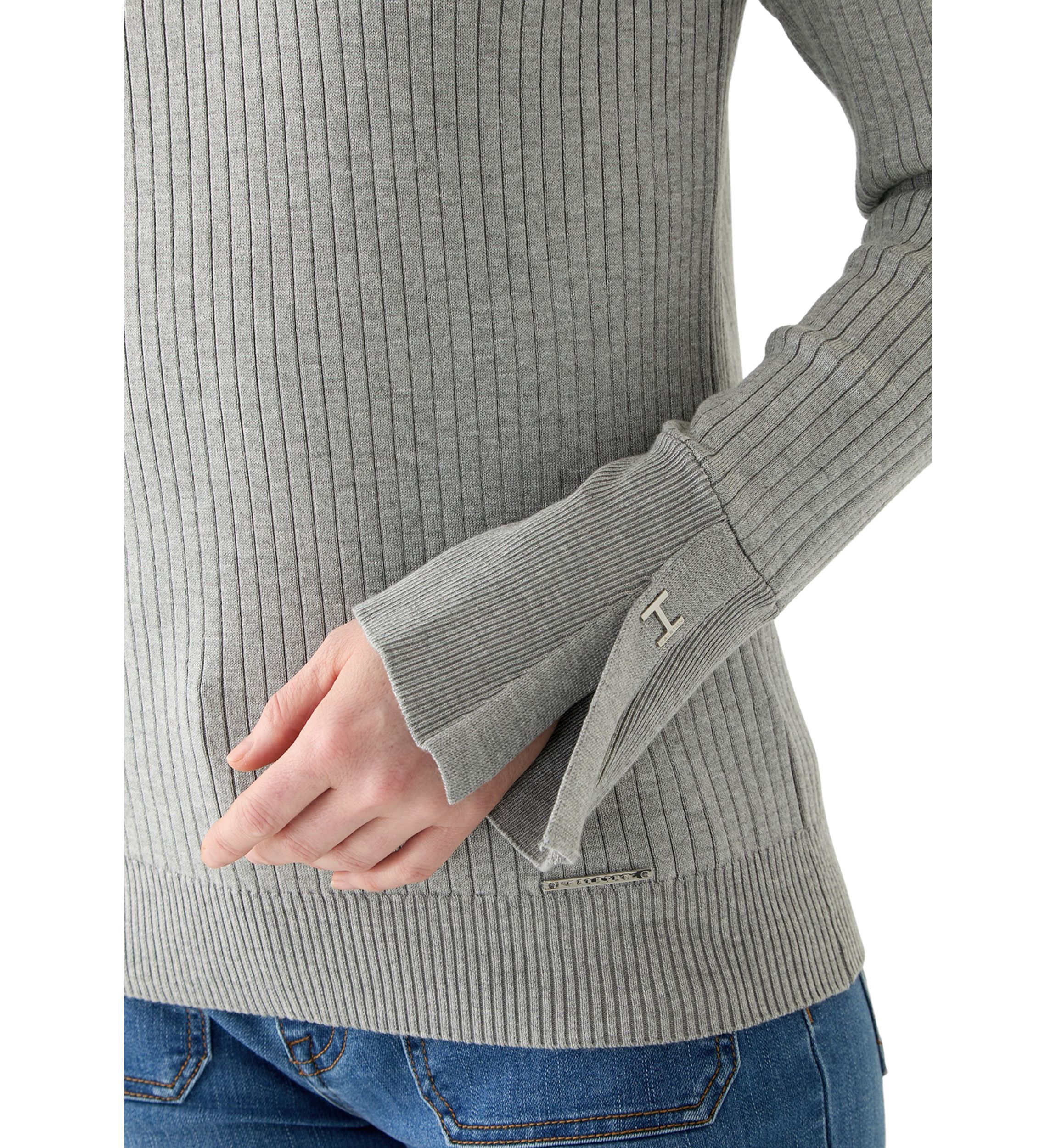 Womens Ribbed Turtleneck Sweater