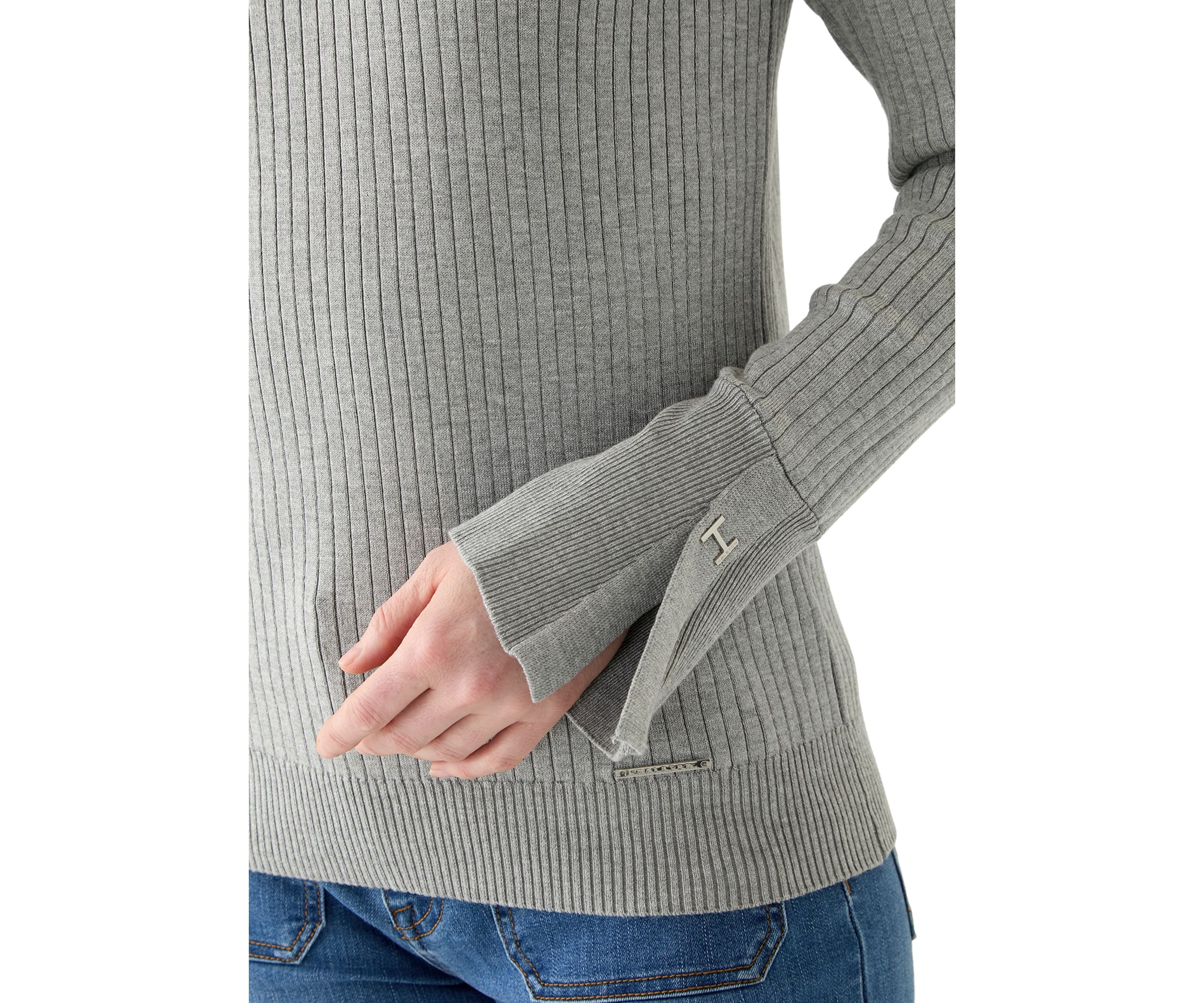 Womens Ribbed Turtleneck Sweater