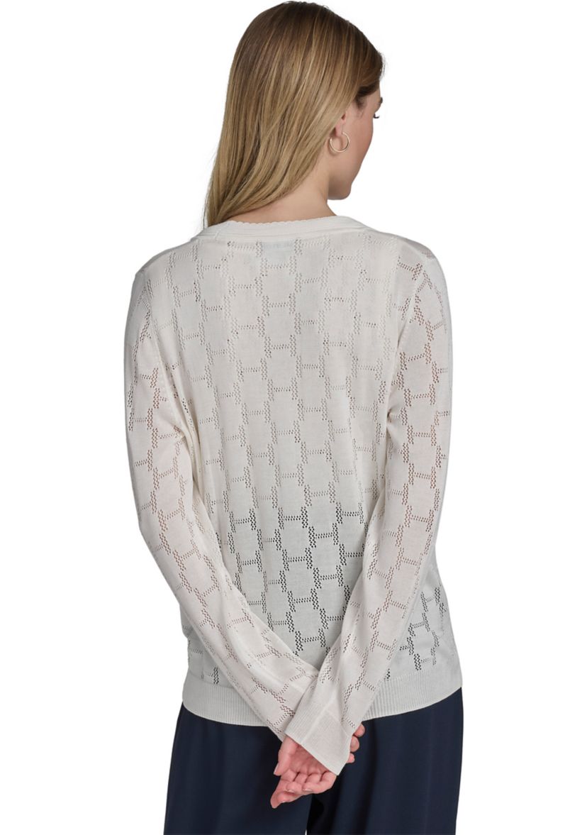 Womens H Cutout Cardigan 