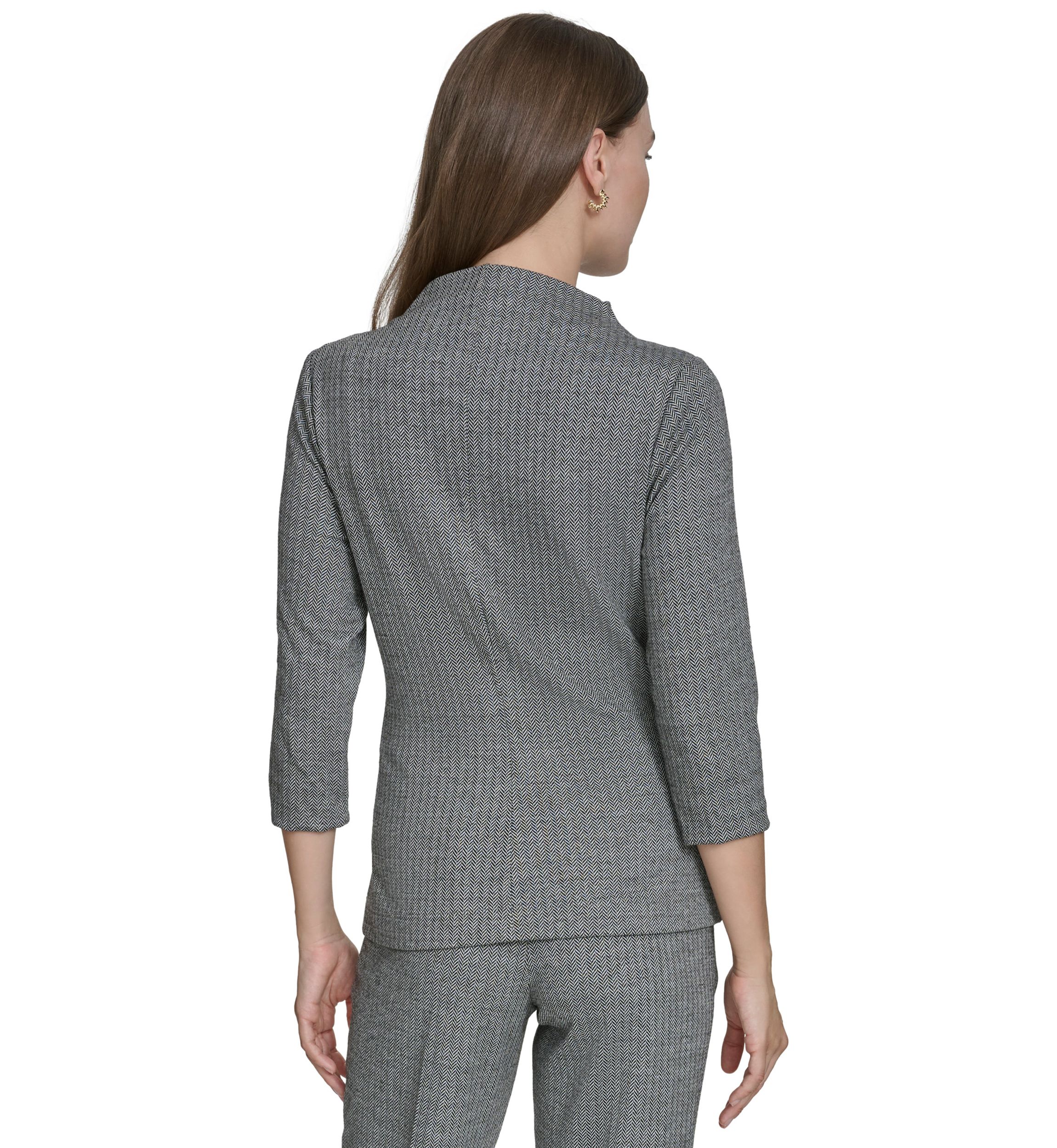 Womens Bracelet Sleeve Knit Top