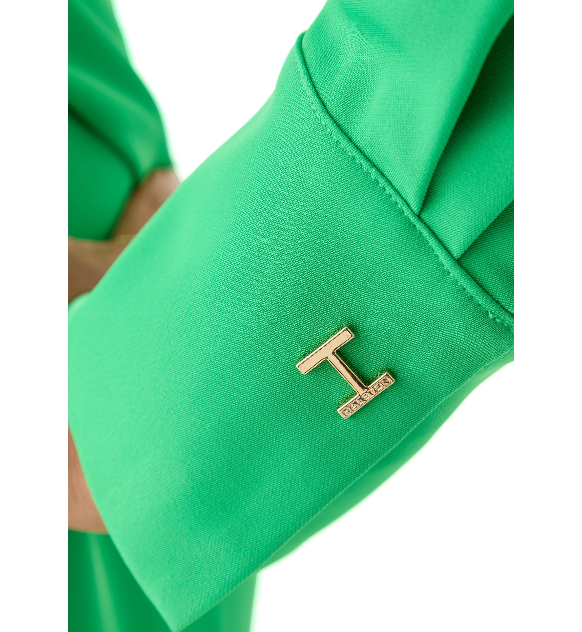 Womens Long Sleeve Button Trim Collar Knit Dress