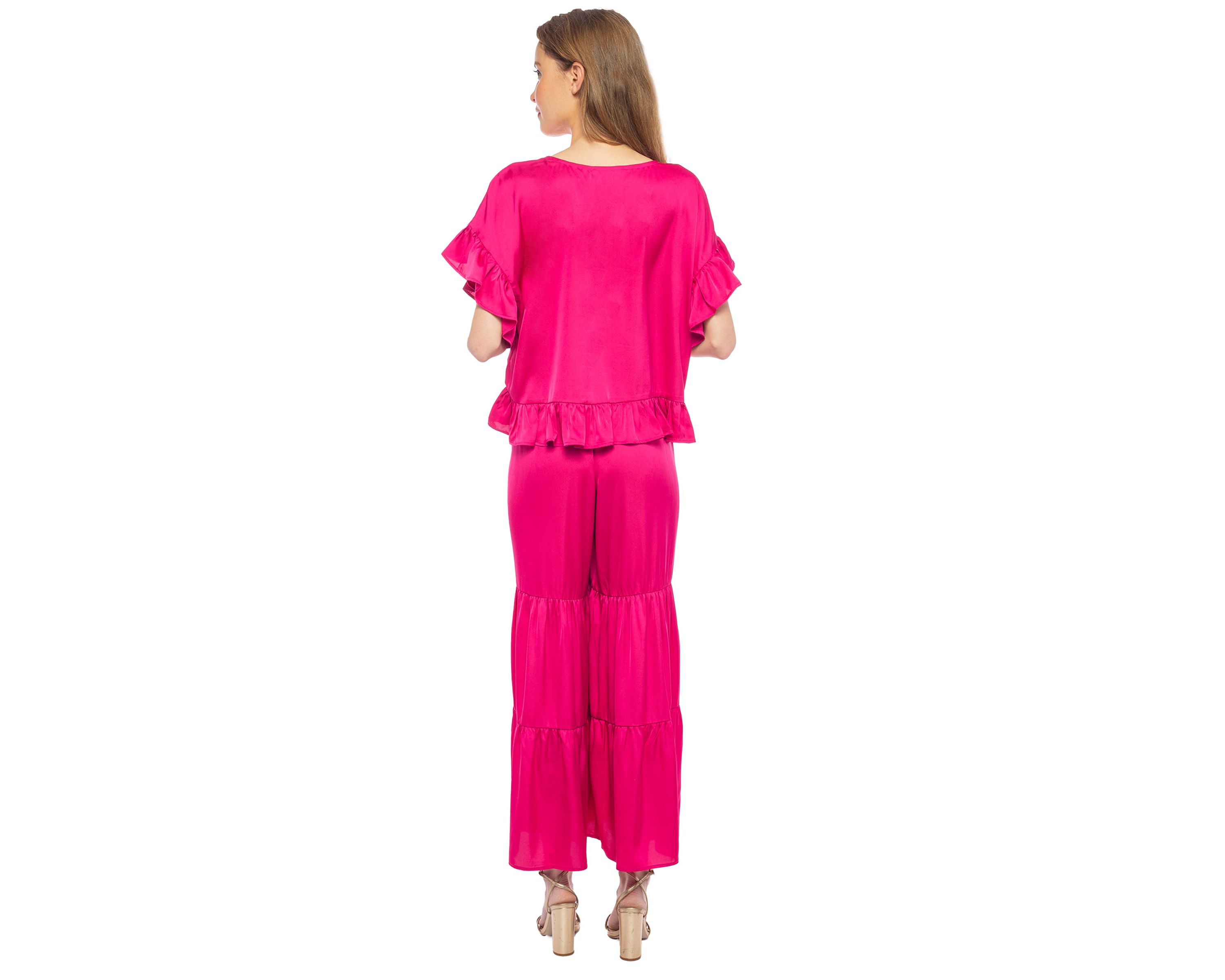 Satin Tier Pants