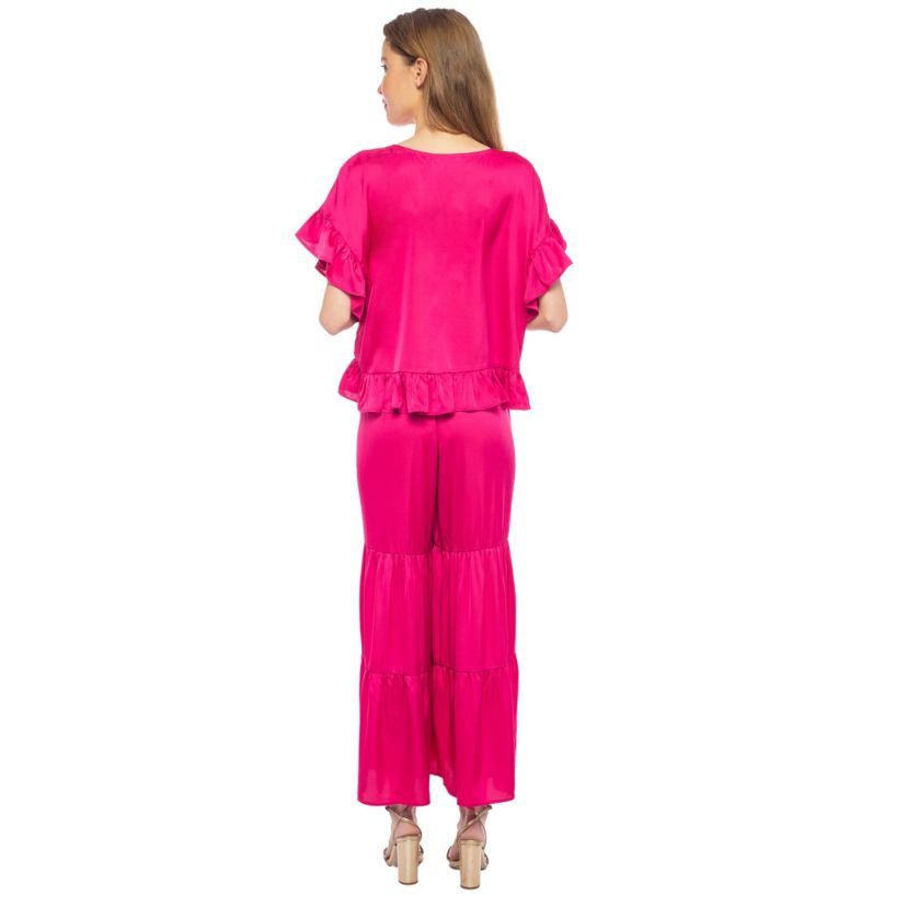 Satin Tier Pants