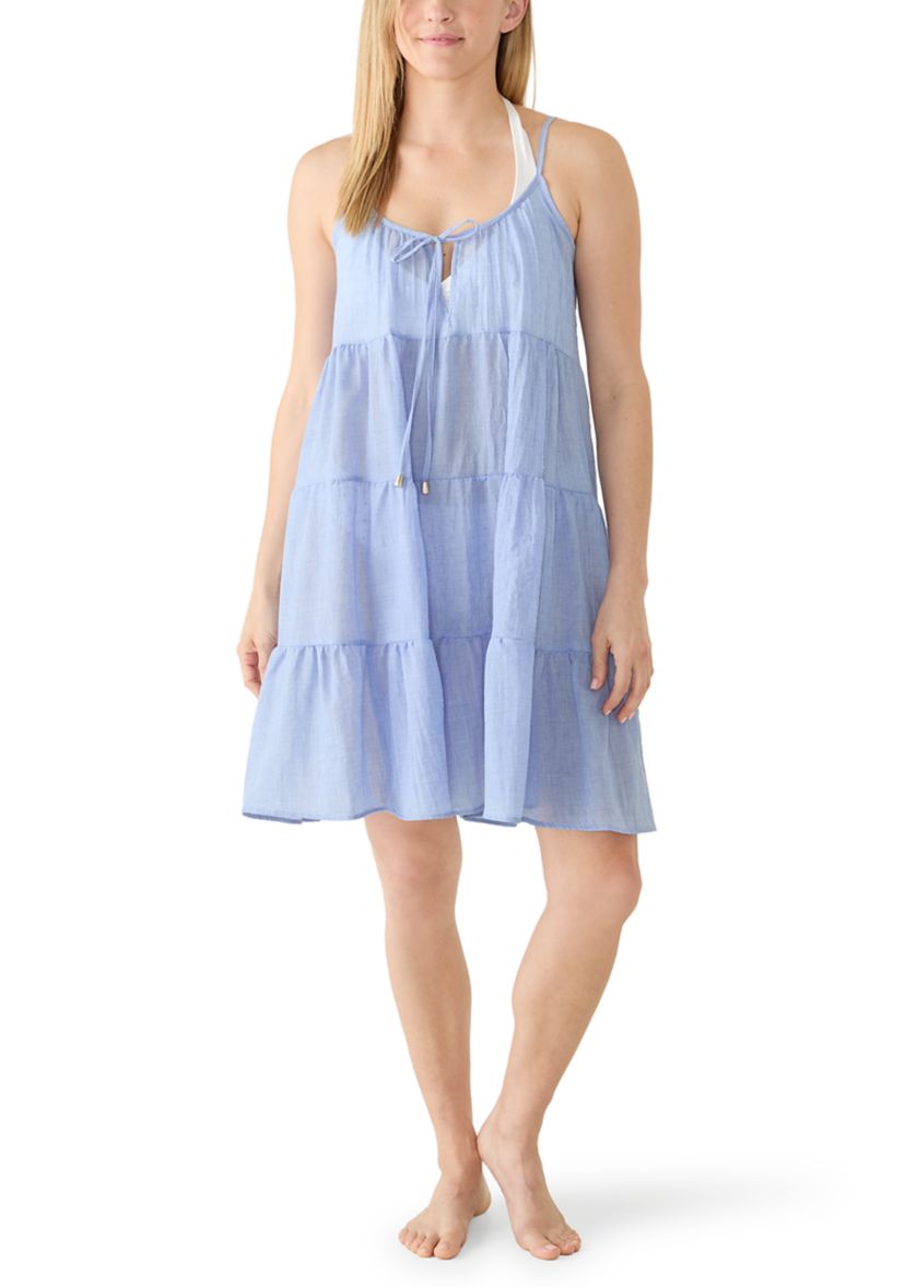 Dotti Women's Mini Tiered Linen Cover-Up | Belk