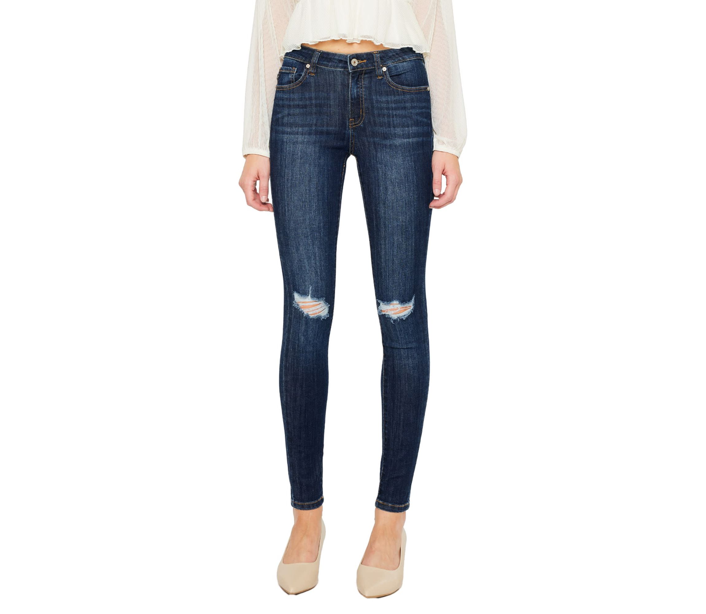 Logan Mid Rise Stretch Super Skinny Jean