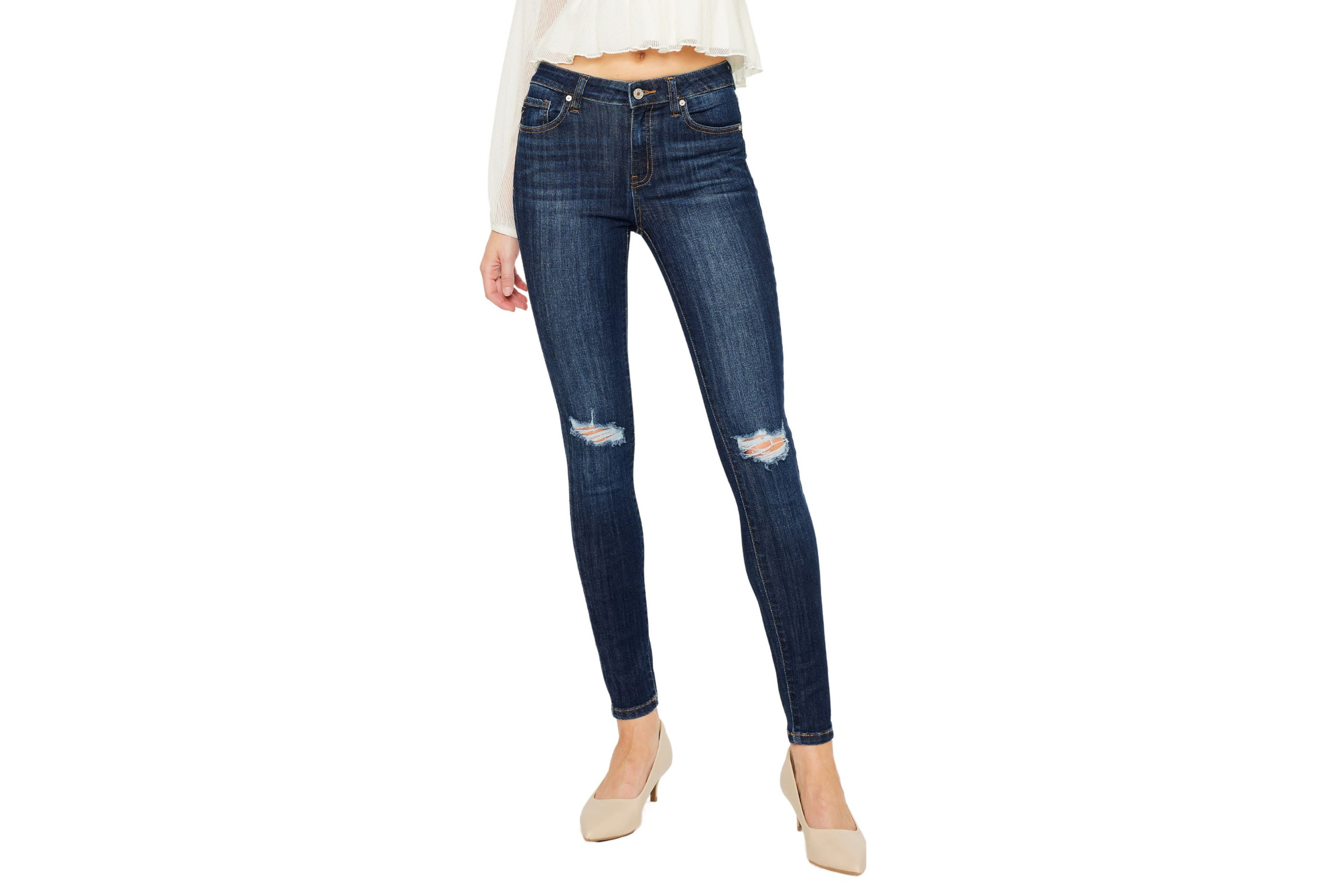 Logan Mid Rise Stretch Super Skinny Jean