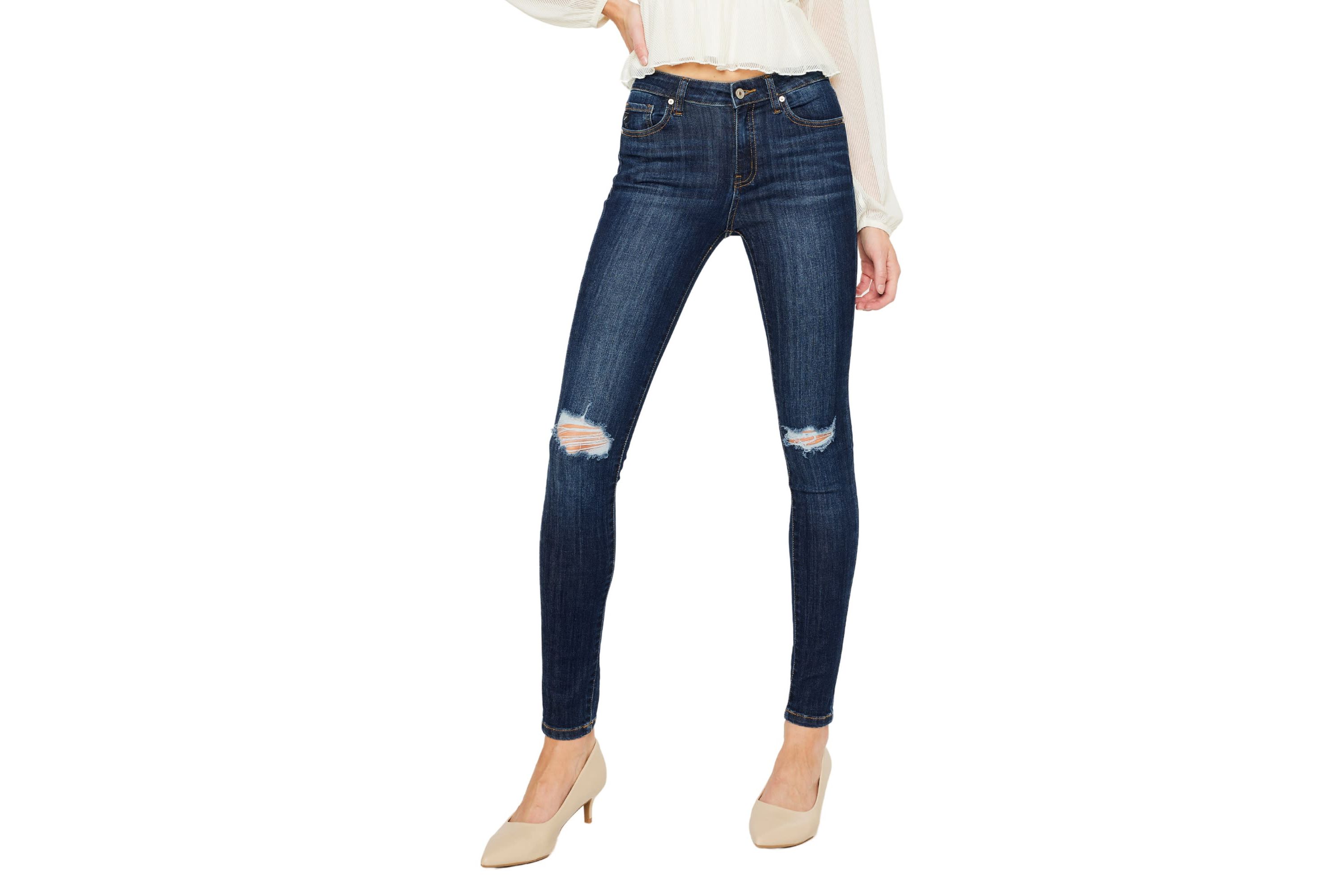 Logan Mid Rise Stretch Super Skinny Jean