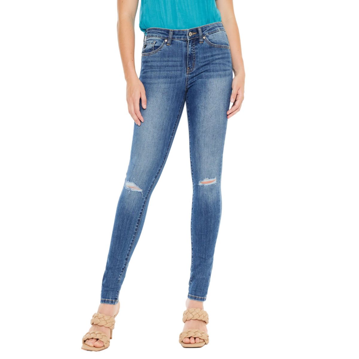 Logan Mid Rise Stretch Super Skinny Jean