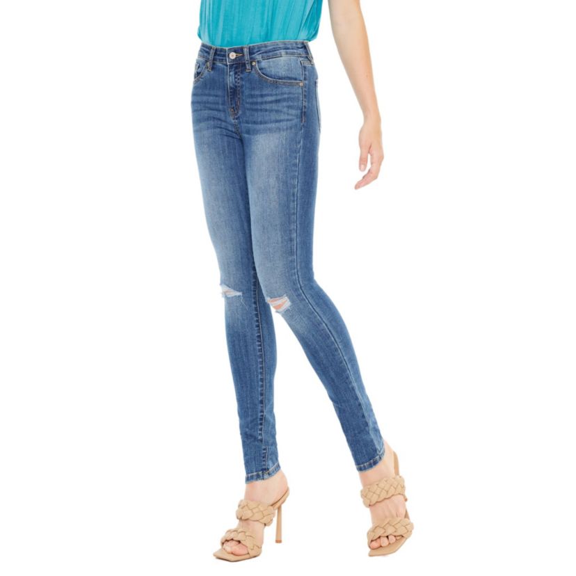 Logan Mid Rise Stretch Super Skinny Jean
