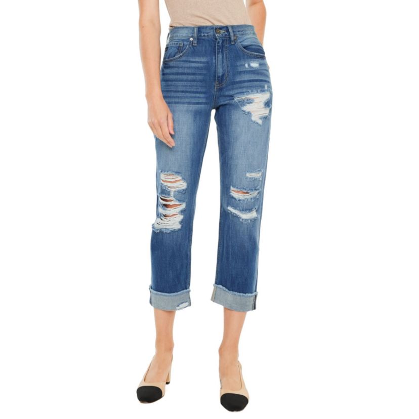 Eloise High Rise Straight Leg Jeans