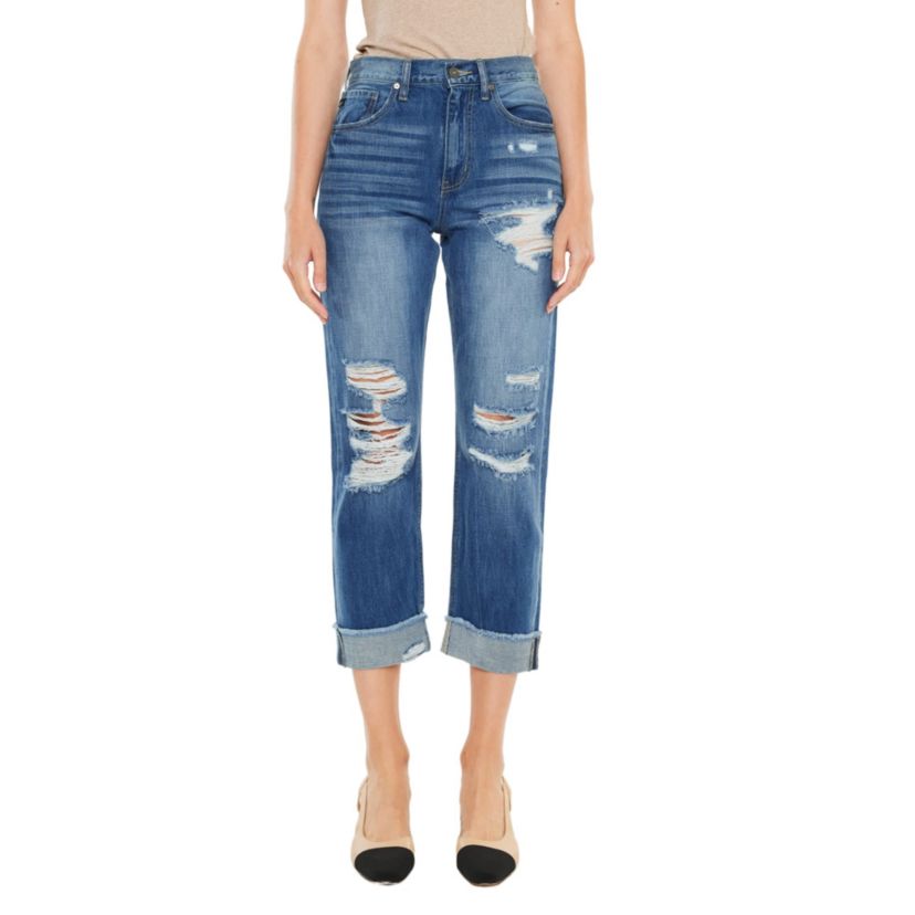 Eloise High Rise Straight Leg Jeans
