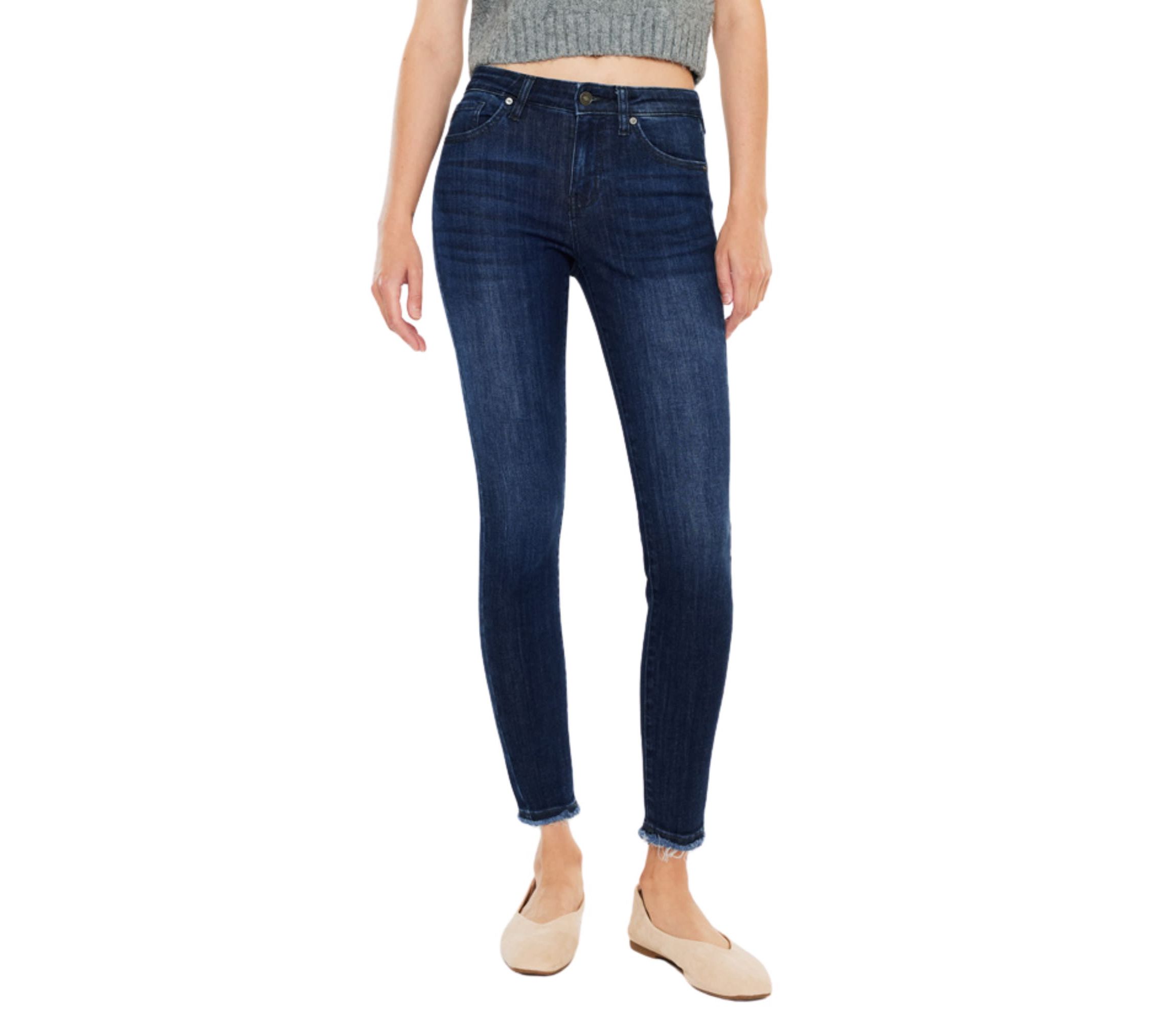 Atlanna Mid Rise Stretch Ankle Skinny Jeans