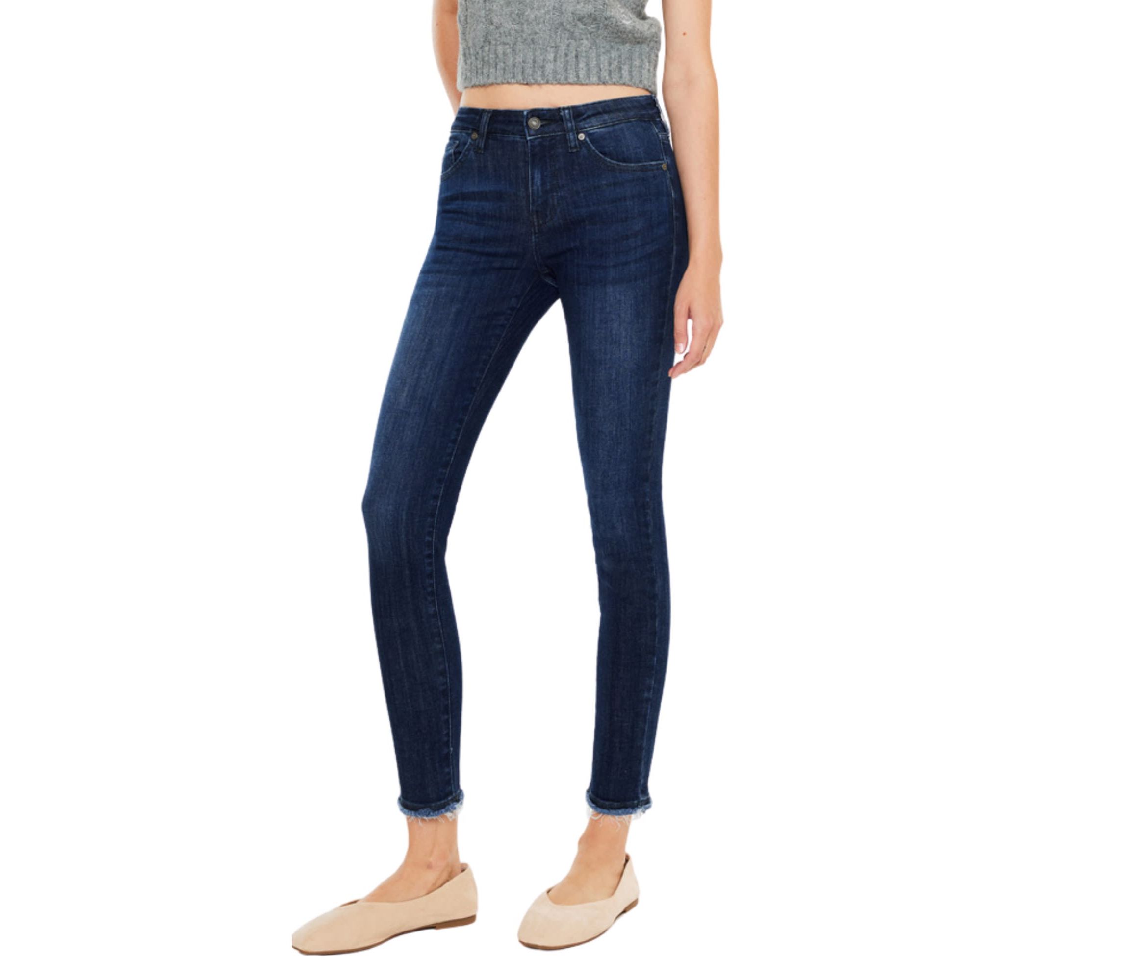 Atlanna Mid Rise Stretch Ankle Skinny Jeans