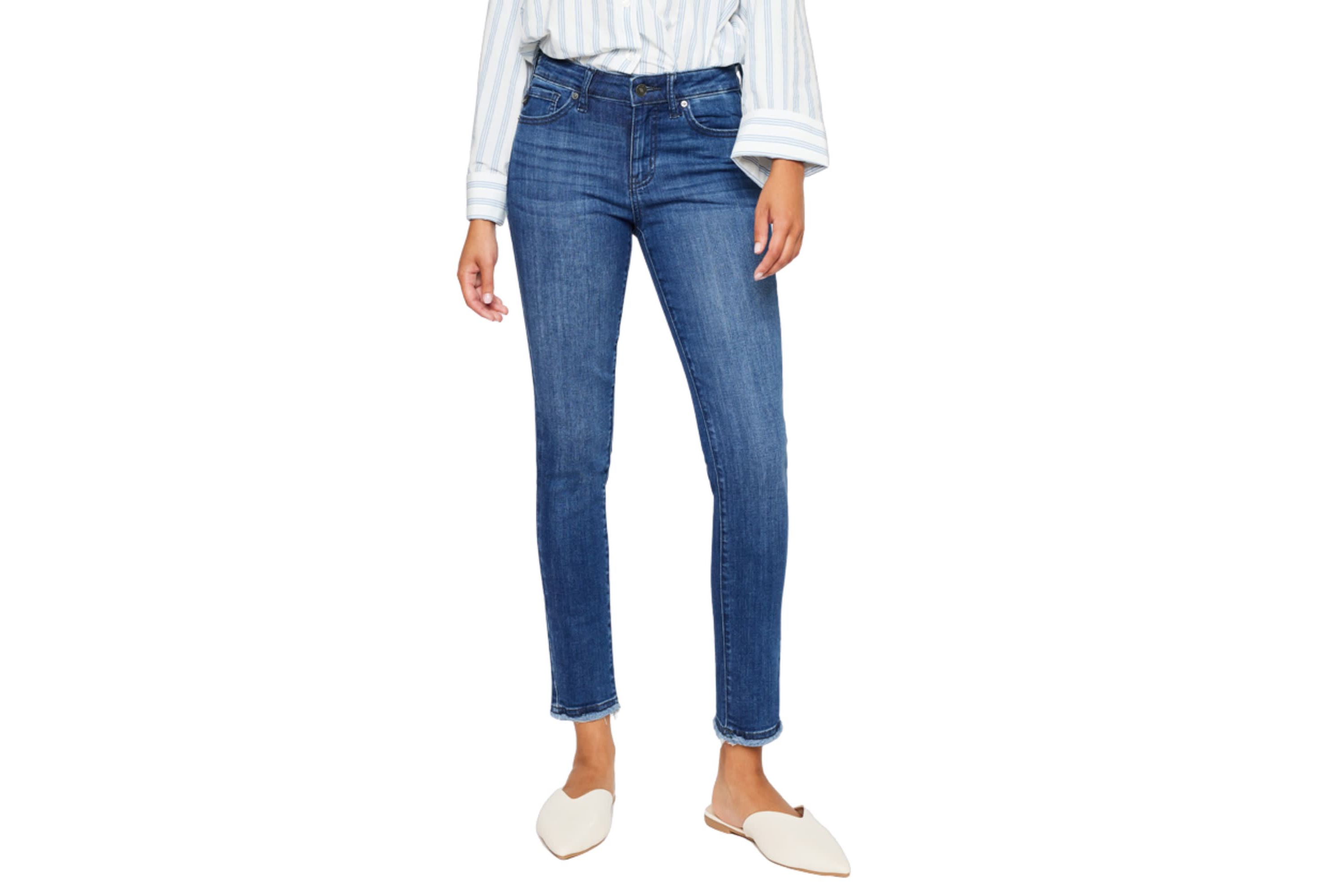 Atlanna Mid Rise Stretch Ankle Skinny Jeans