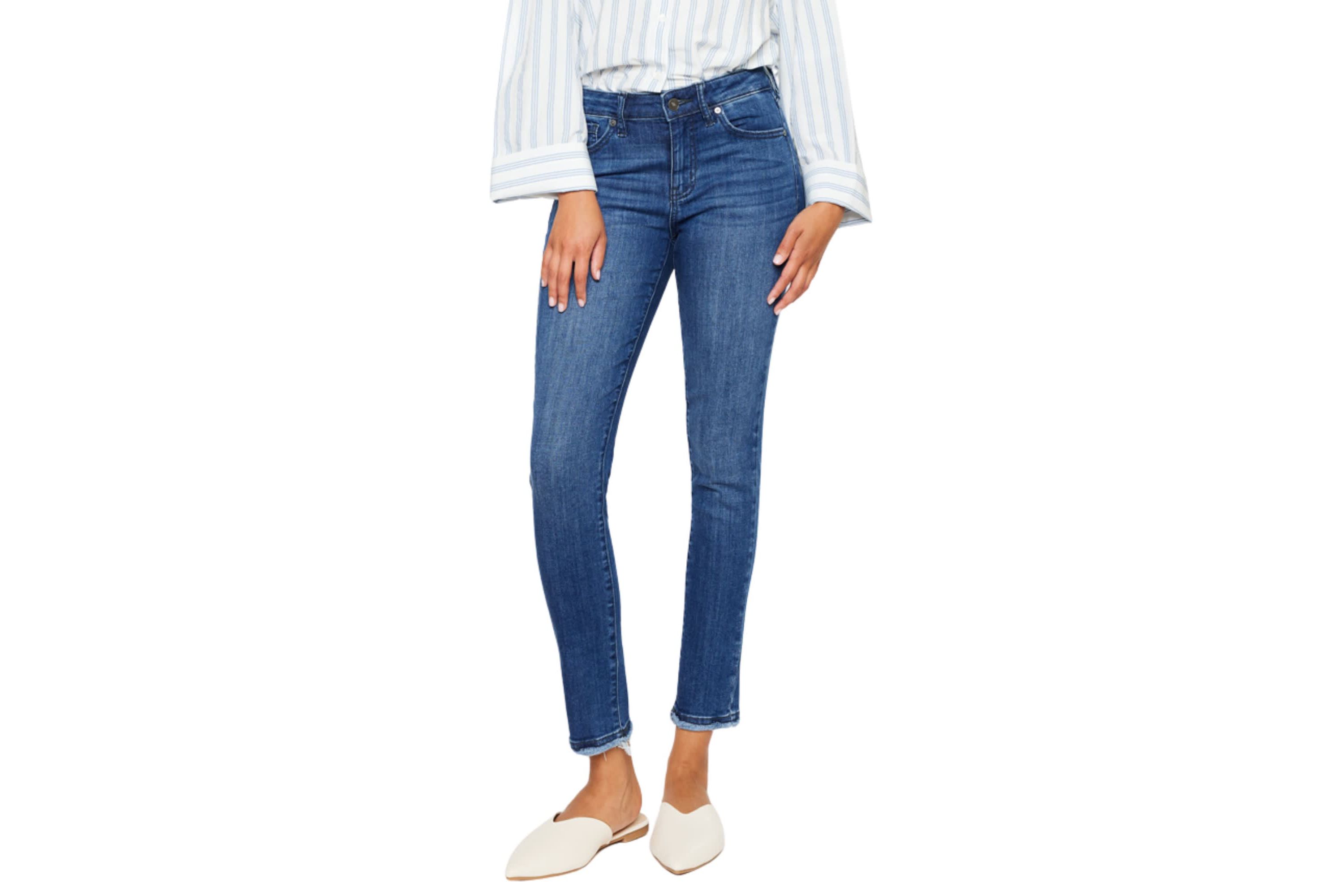 Atlanna Mid Rise Stretch Ankle Skinny Jeans