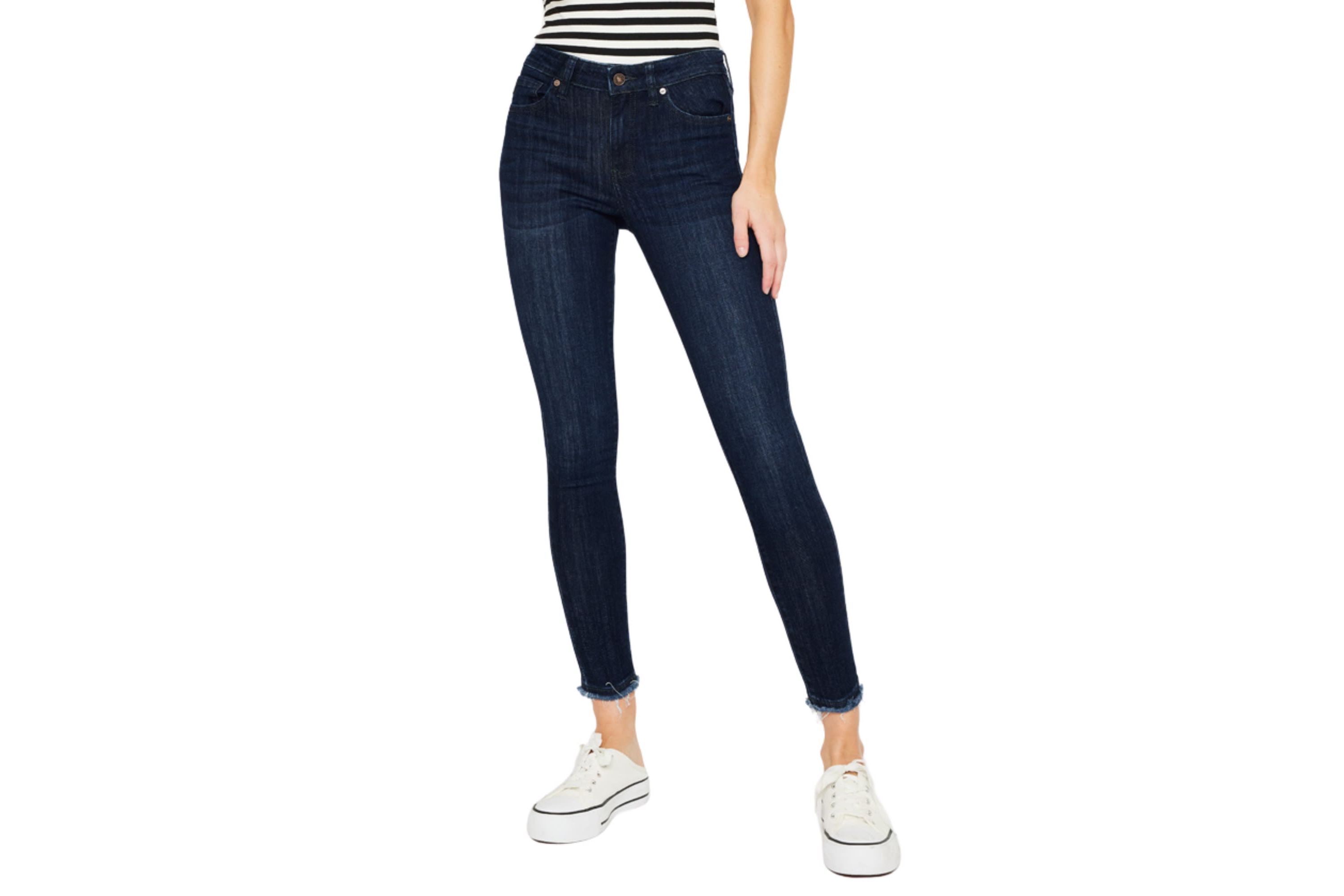 Atlanna Mid Rise Stretch Ankle Skinny Jeans