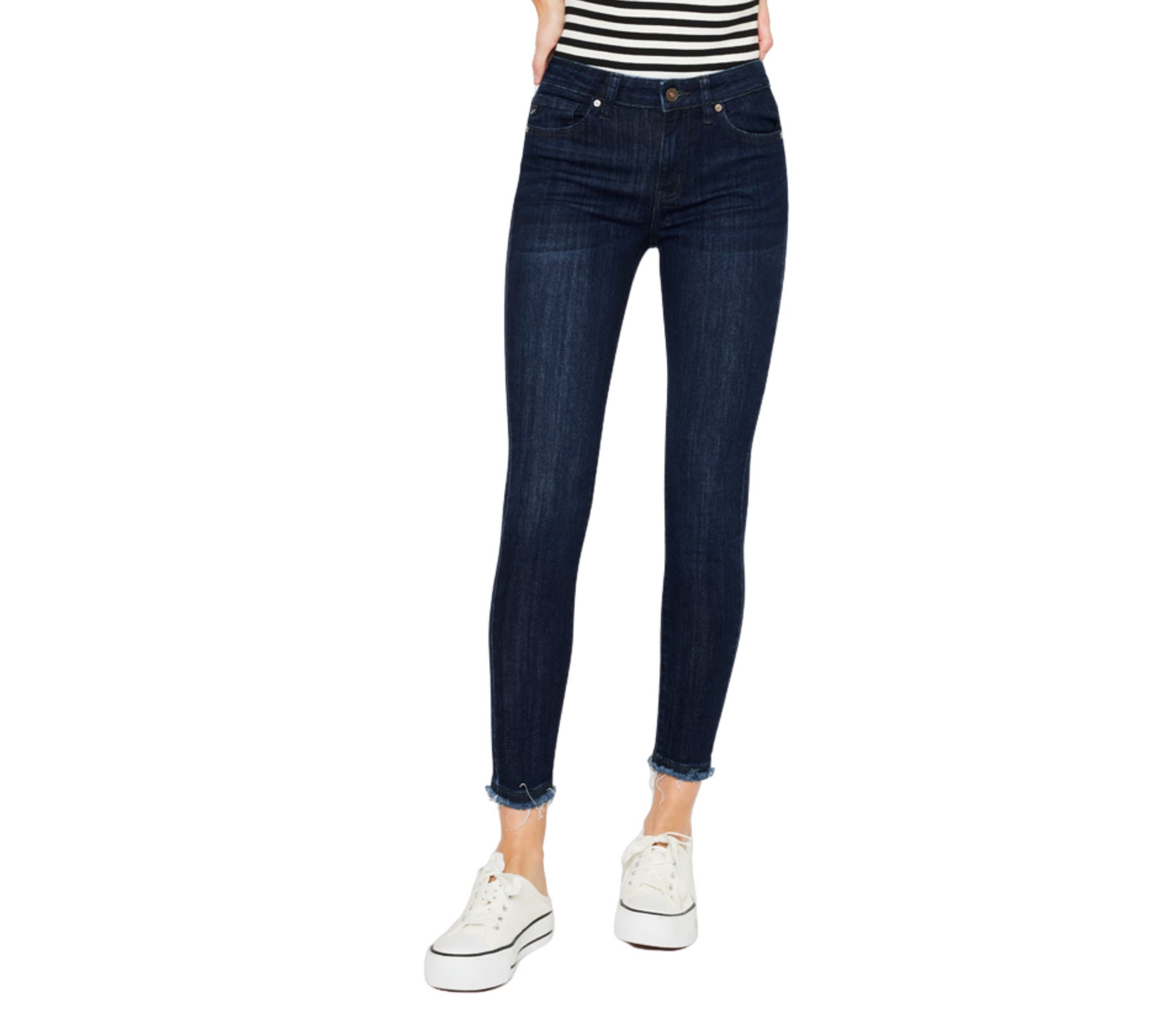 Atlanna Mid Rise Stretch Ankle Skinny Jeans