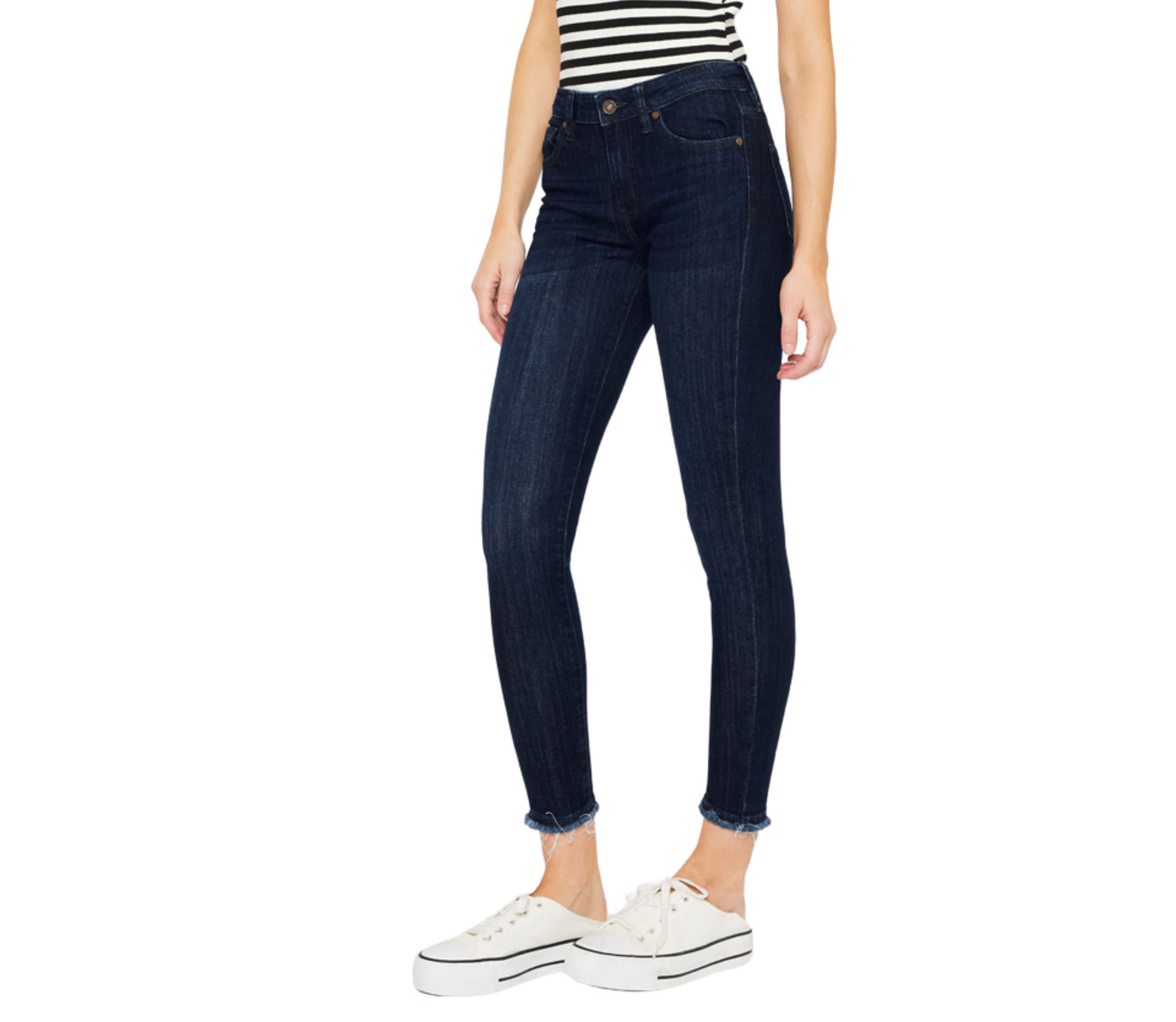 Atlanna Mid Rise Stretch Ankle Skinny Jeans