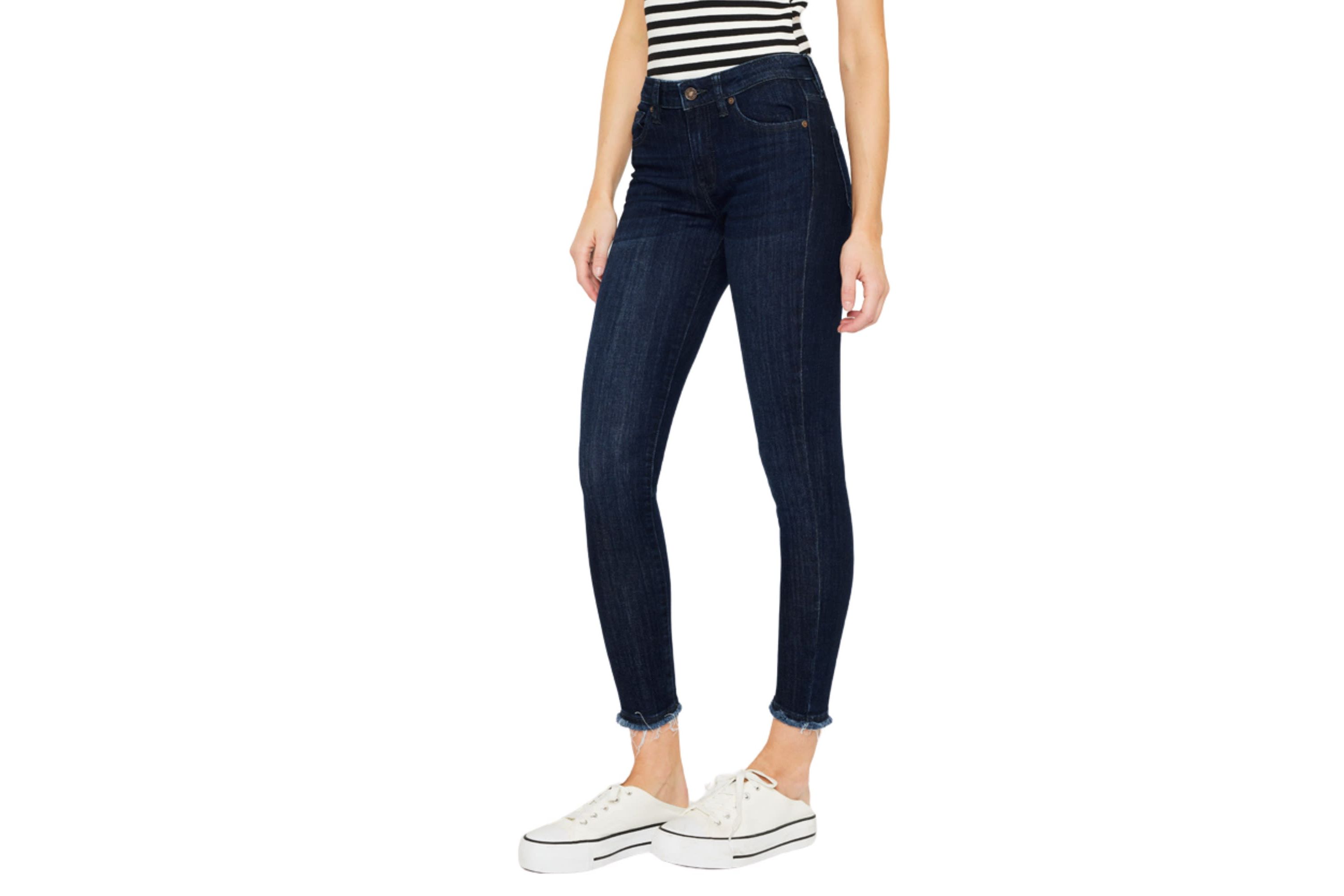 Atlanna Mid Rise Stretch Ankle Skinny Jeans