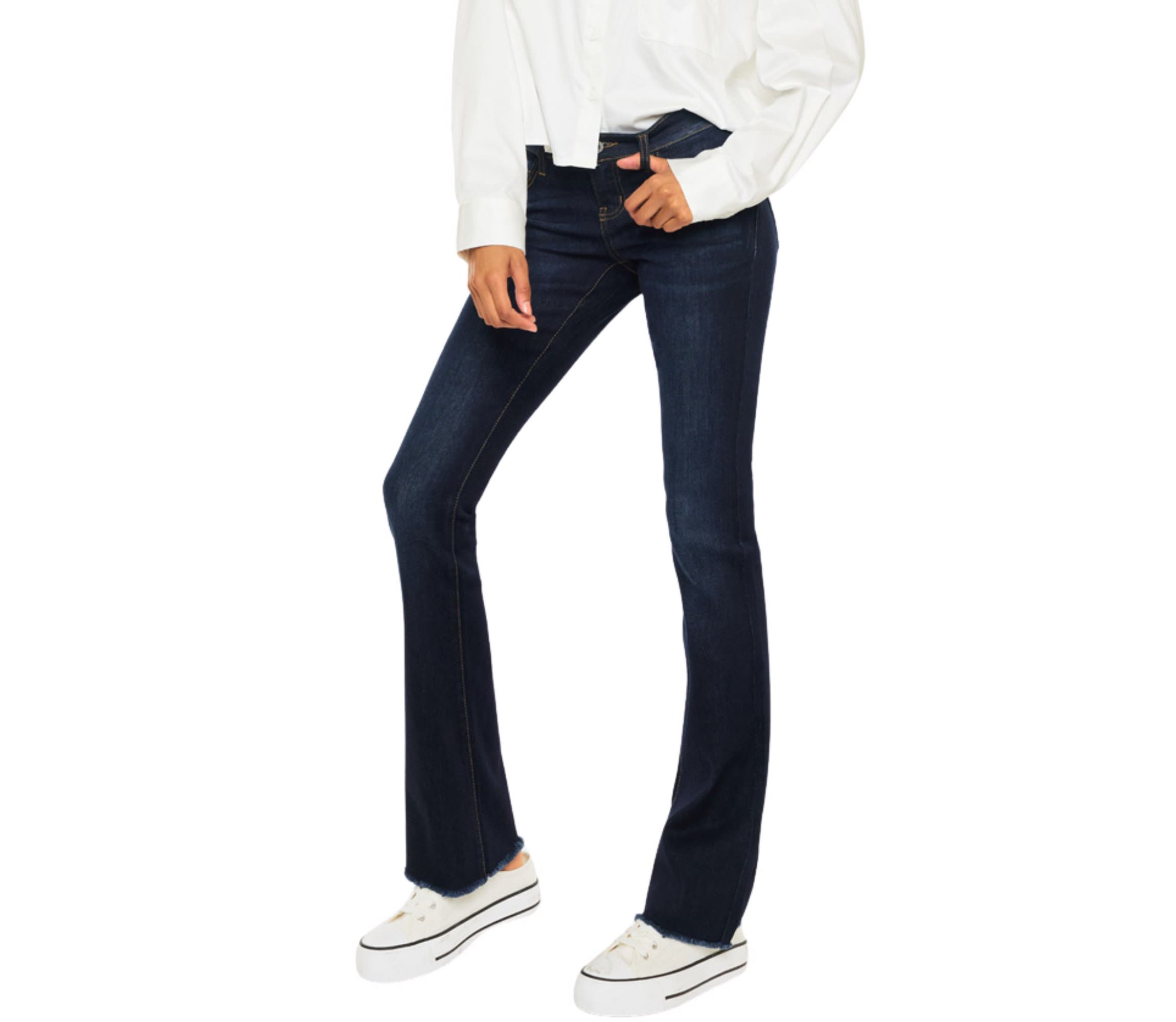 Anne Low Rise Stretch Bootcut Jeans
