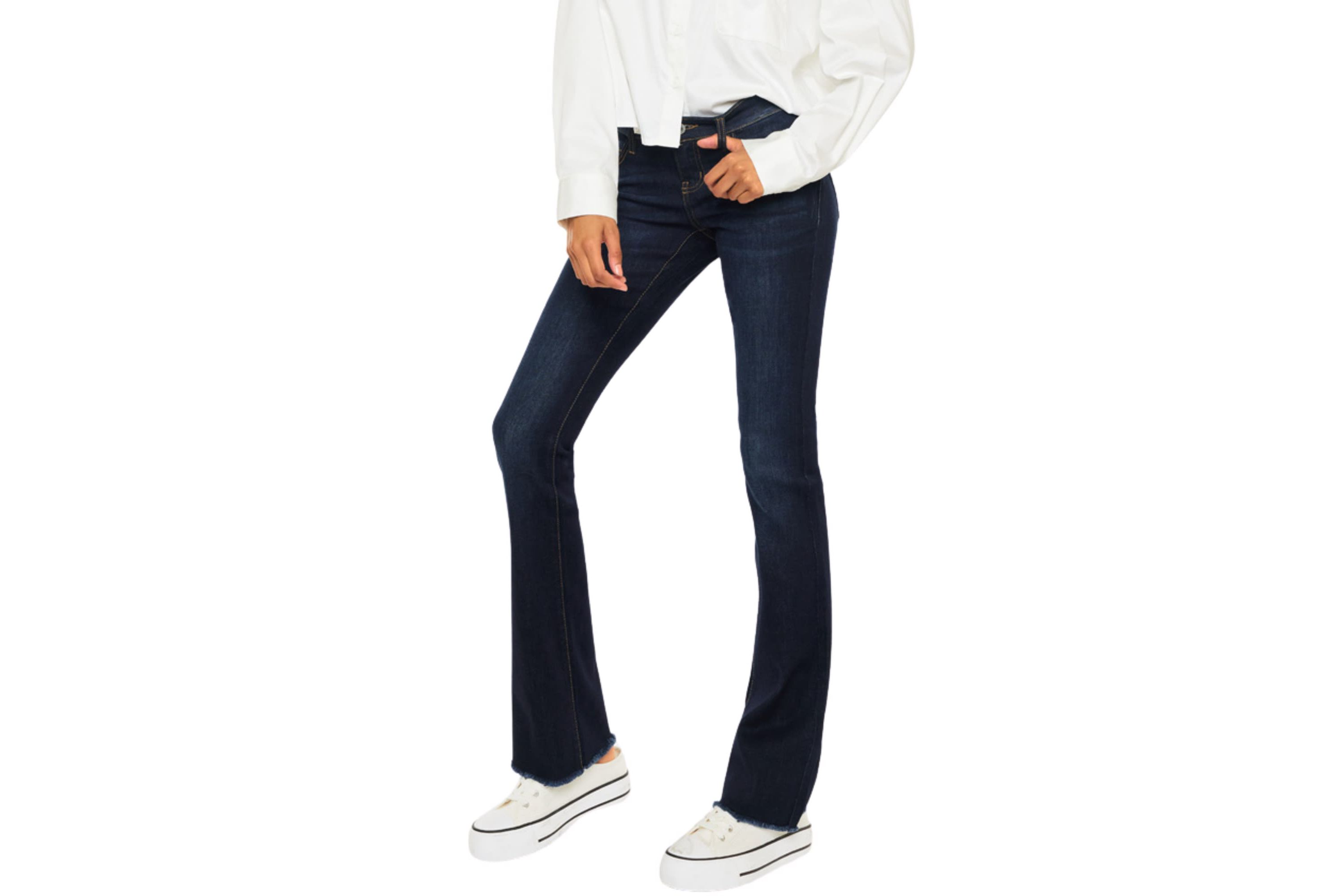 Anne Low Rise Stretch Bootcut Jeans