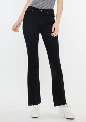 Kancan Women's Brady Essentials High Rise Bootcut Jeans, Black, 9
