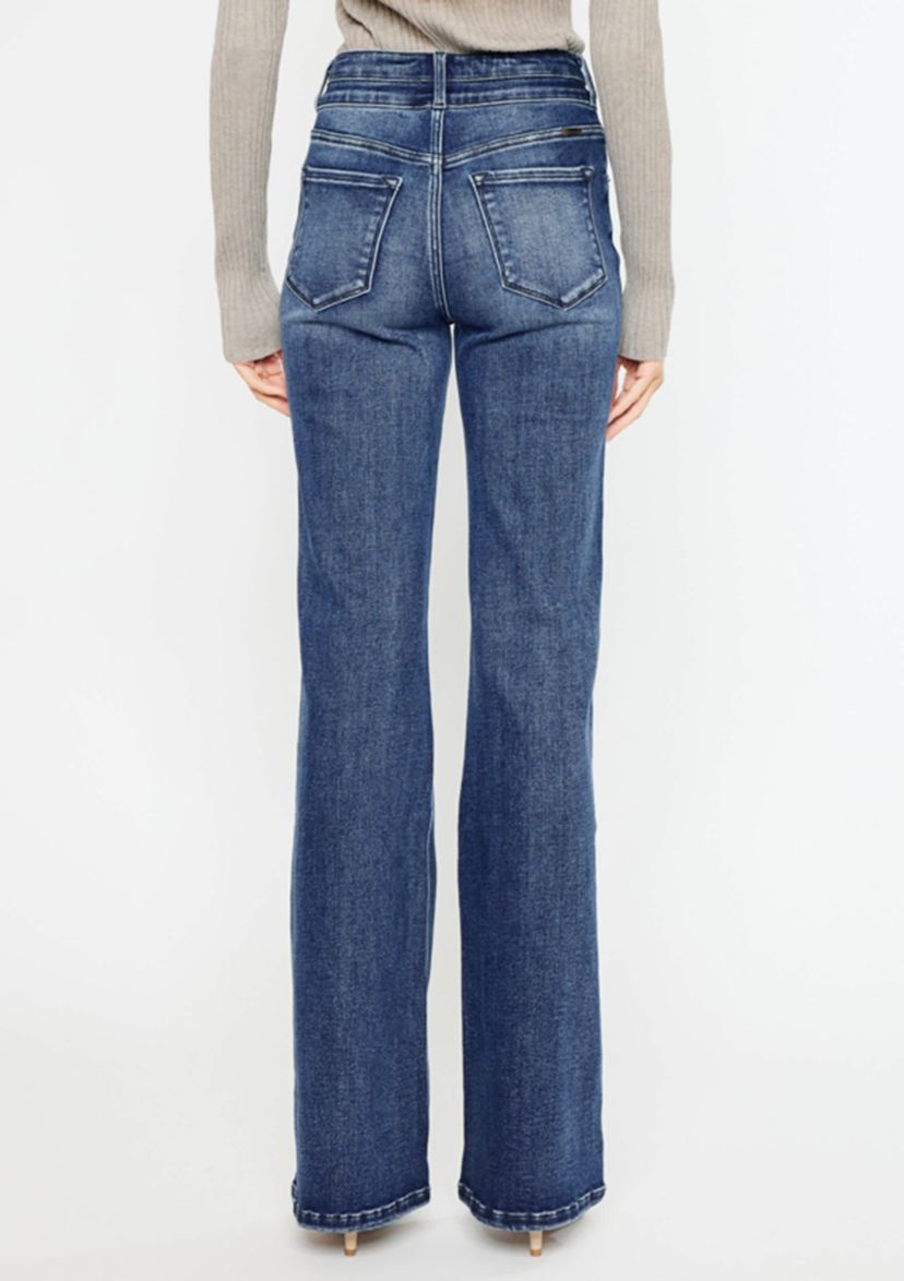 Onyx Essentials Ultra High Rise Wide Flare Jeans