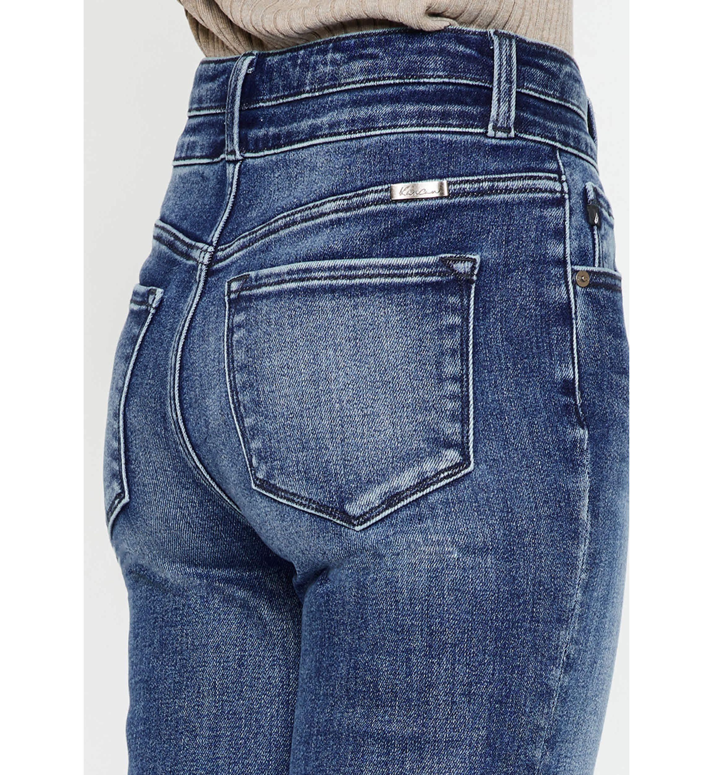 Onyx Essentials Ultra High Rise Wide Flare Jeans