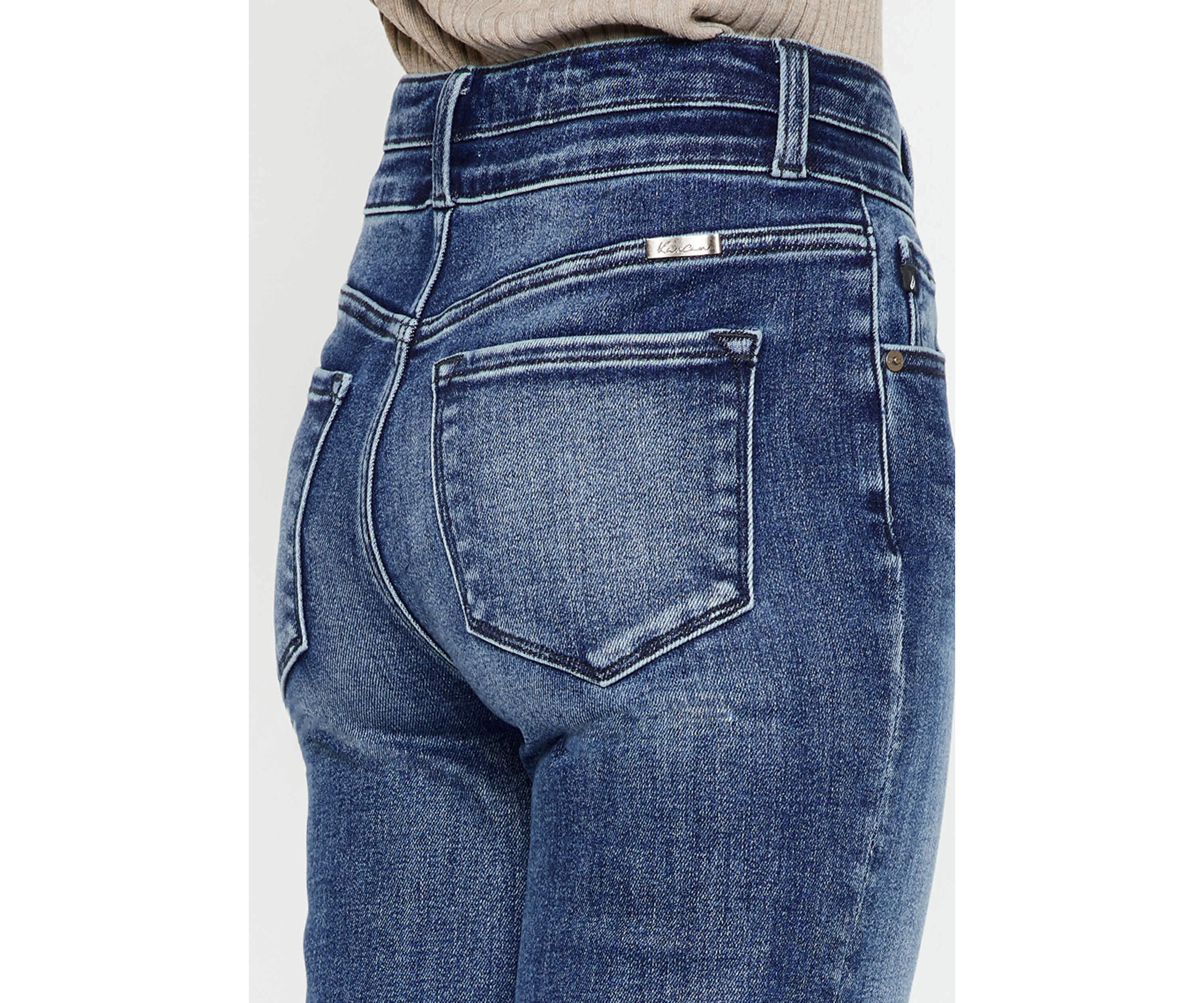 Onyx Essentials Ultra High Rise Wide Flare Jeans