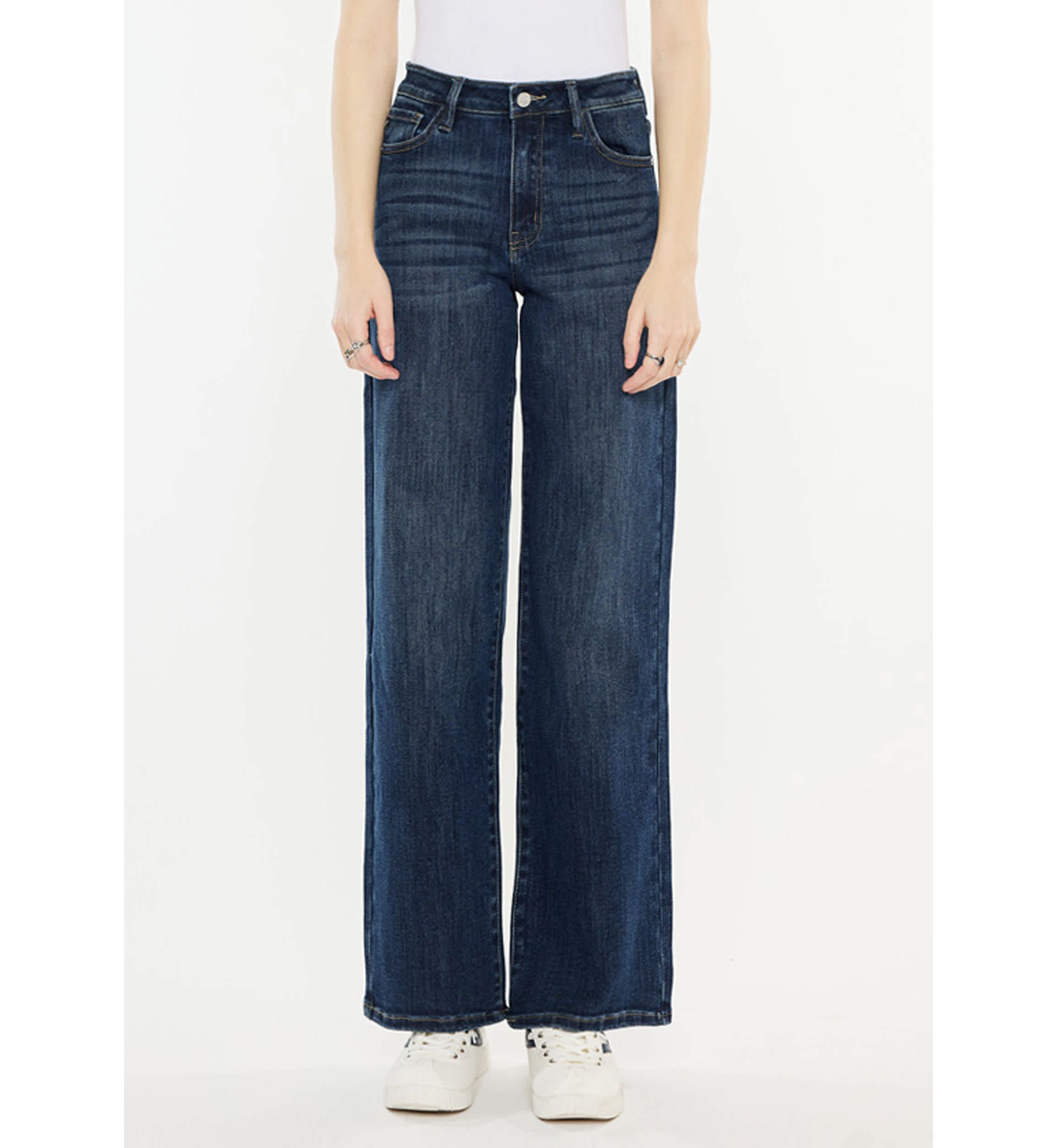 Samia Essentials High Rise Wide Leg Jeans