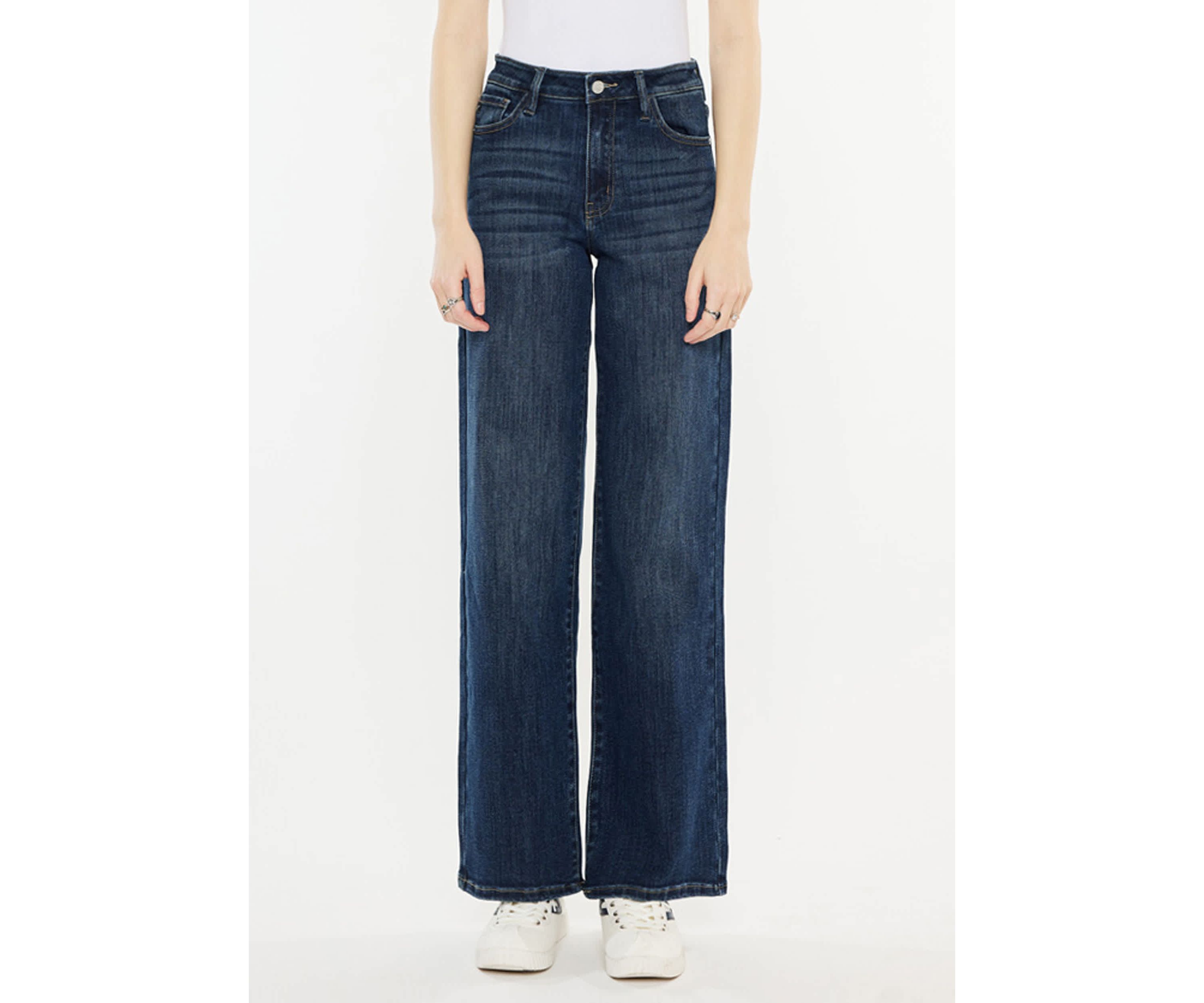 Samia Essentials High Rise Wide Leg Jeans