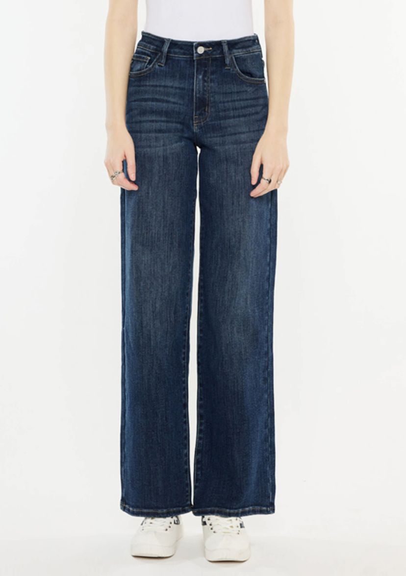 Samia Essentials High Rise Wide Leg Jeans