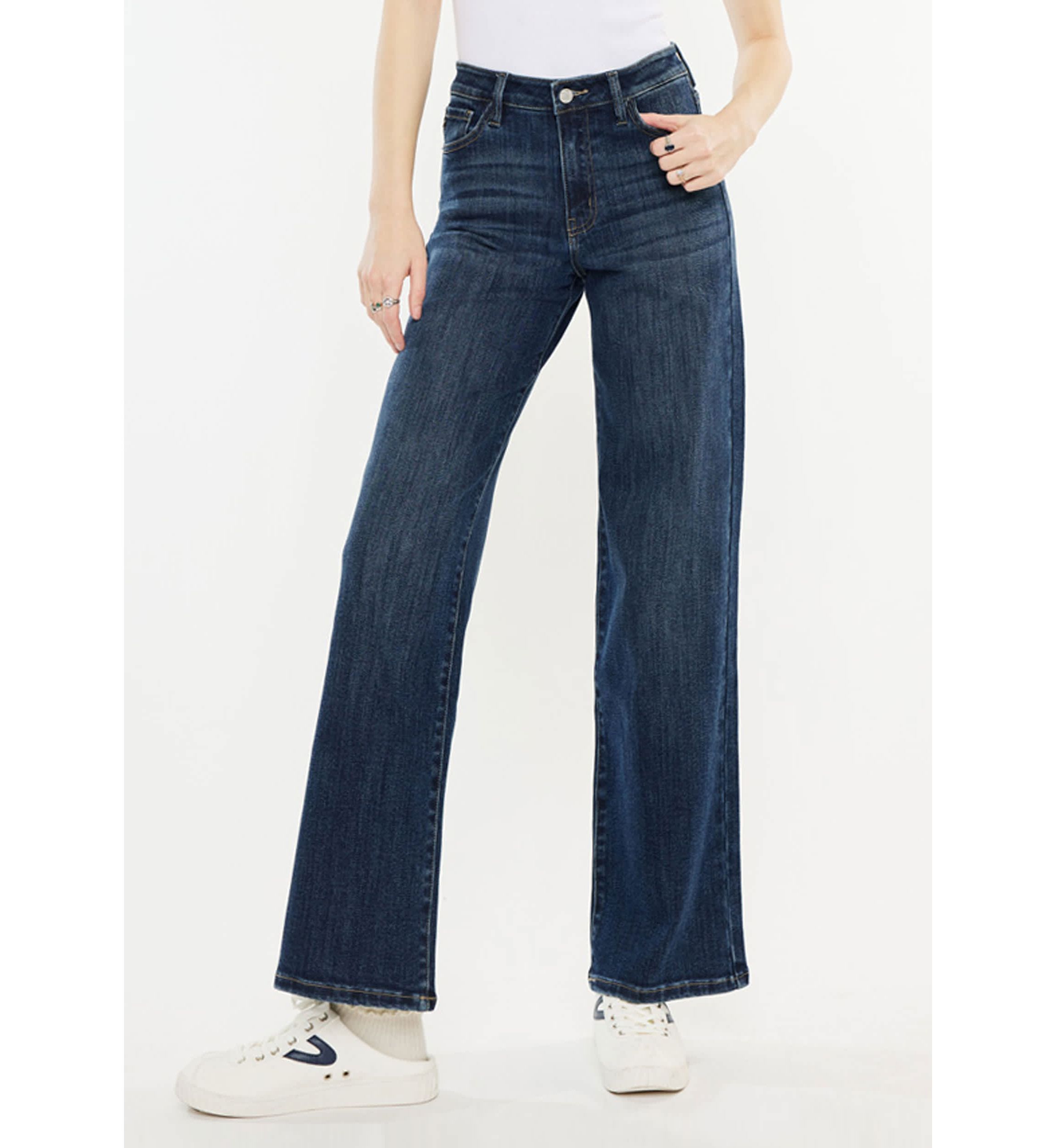 Samia Essentials High Rise Wide Leg Jeans