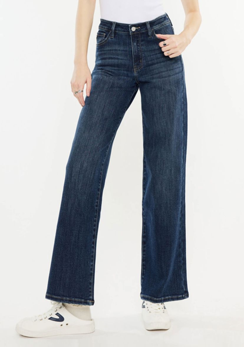 Samia Essentials High Rise Wide Leg Jeans