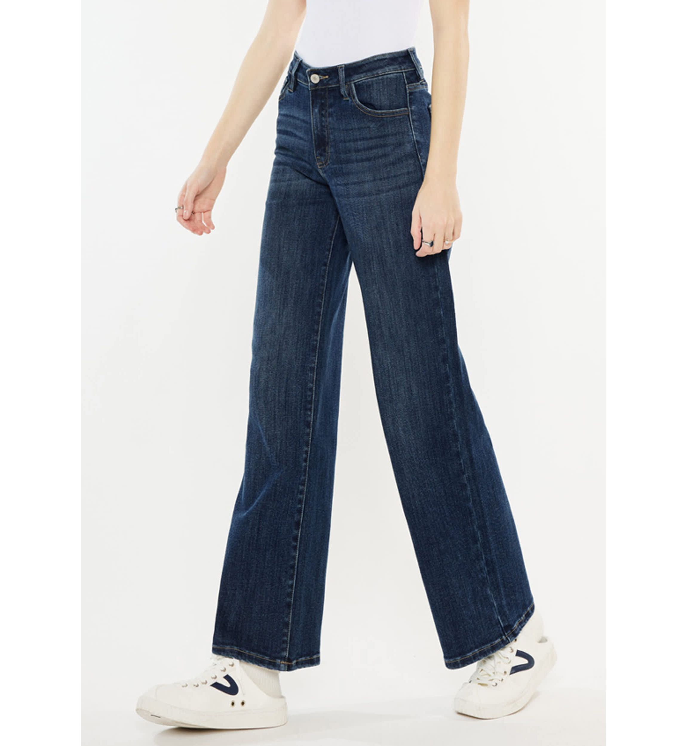 Samia Essentials High Rise Wide Leg Jeans
