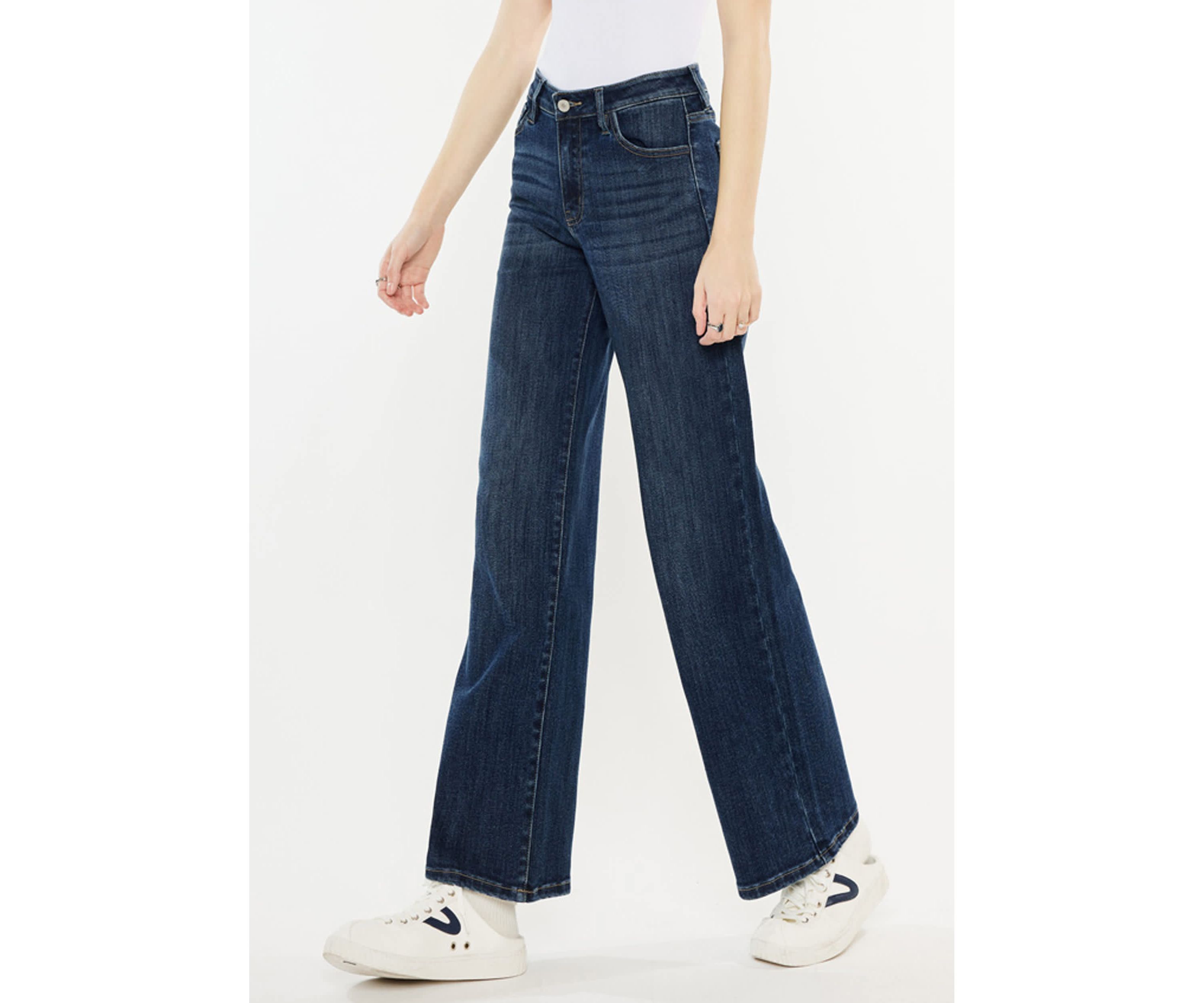 Samia Essentials High Rise Wide Leg Jeans