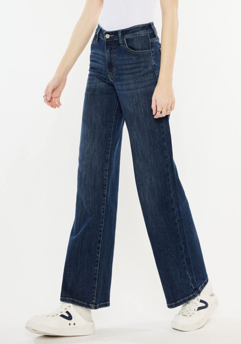 Samia Essentials High Rise Wide Leg Jeans