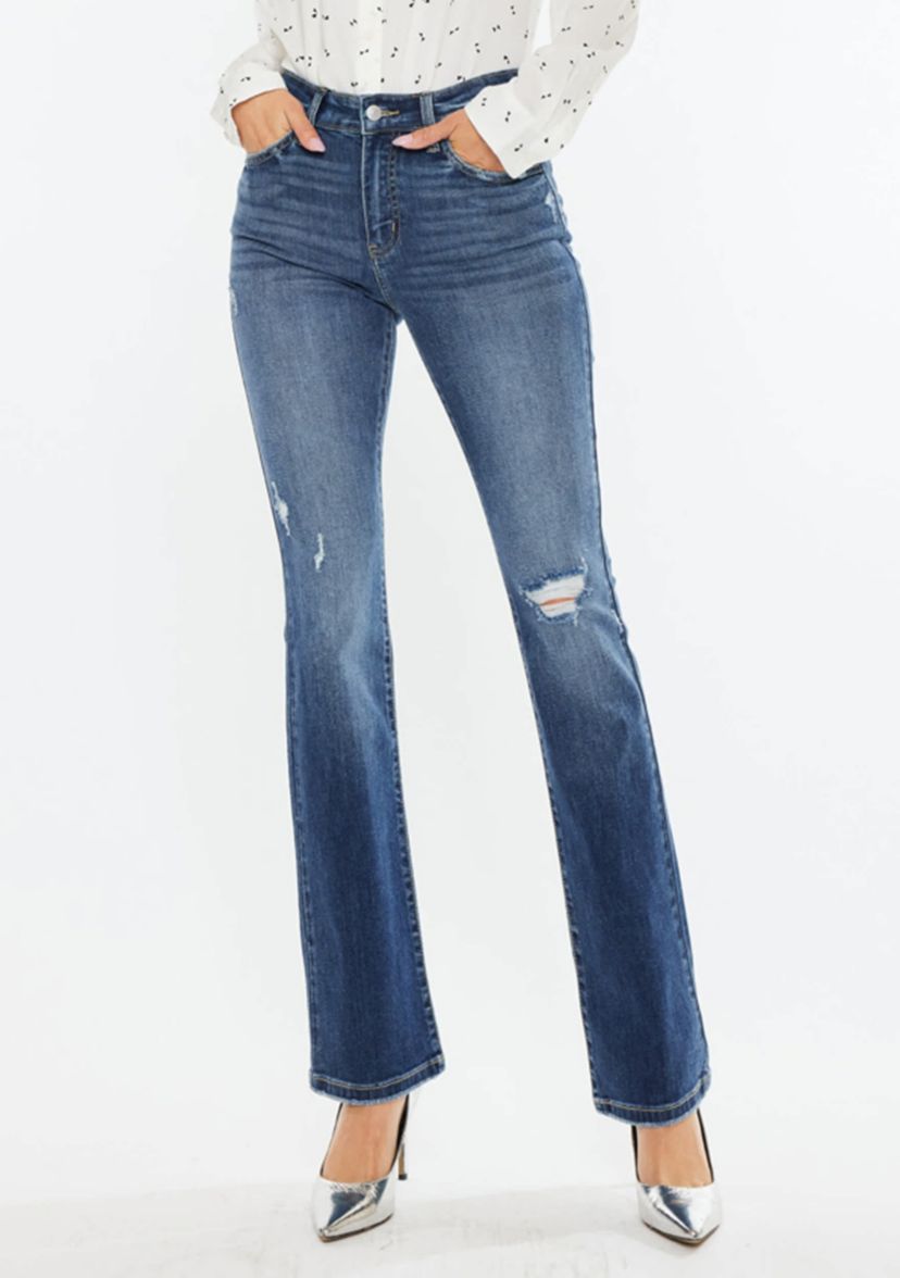 Brooklyn Essentials High Rise Skinny Bootcut Jeans
