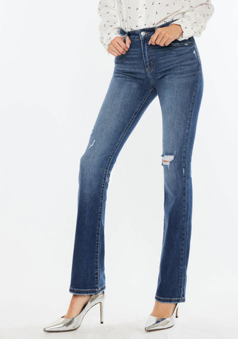 Brooklyn Essentials High Rise Skinny Bootcut Jeans