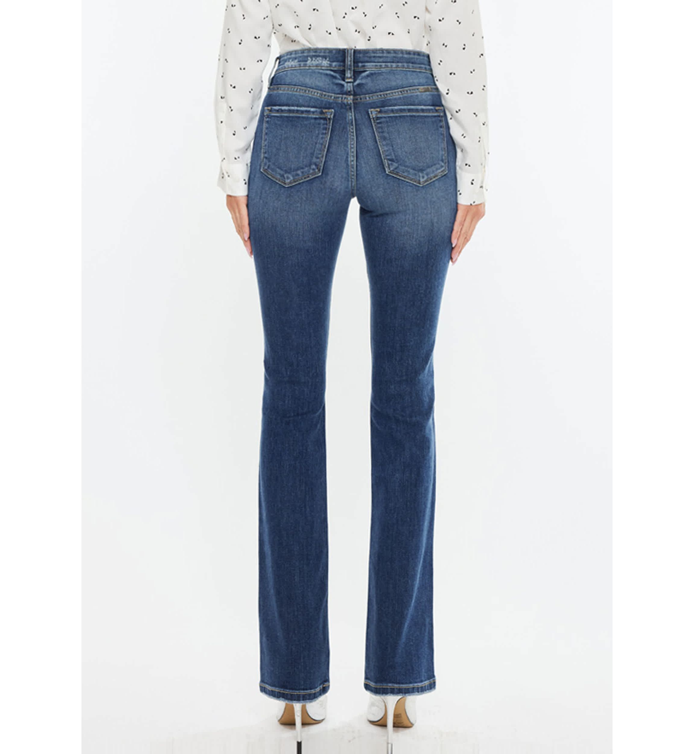 Brooklyn Essentials High Rise Skinny Bootcut Jeans