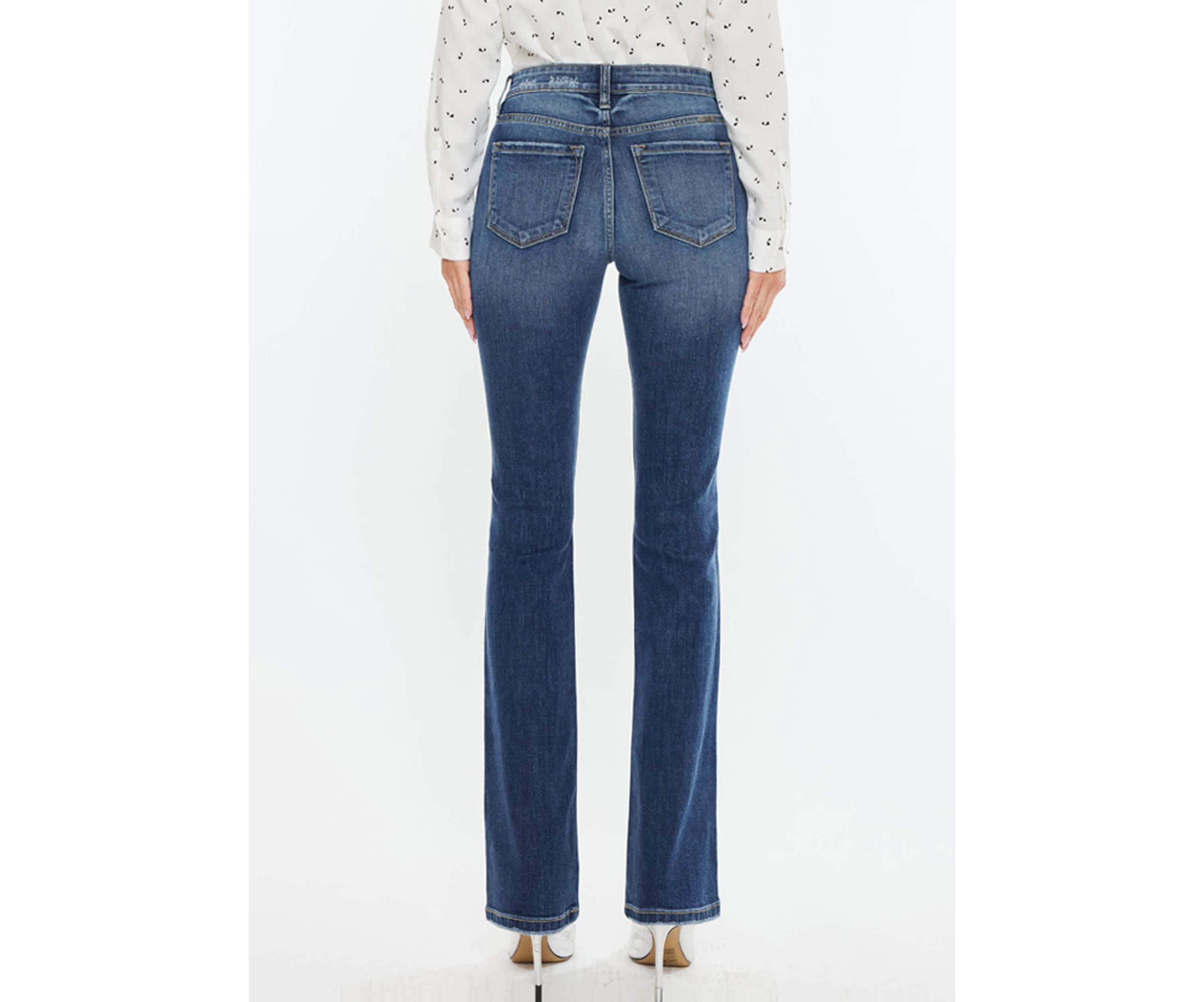 Brooklyn Essentials High Rise Skinny Bootcut Jeans