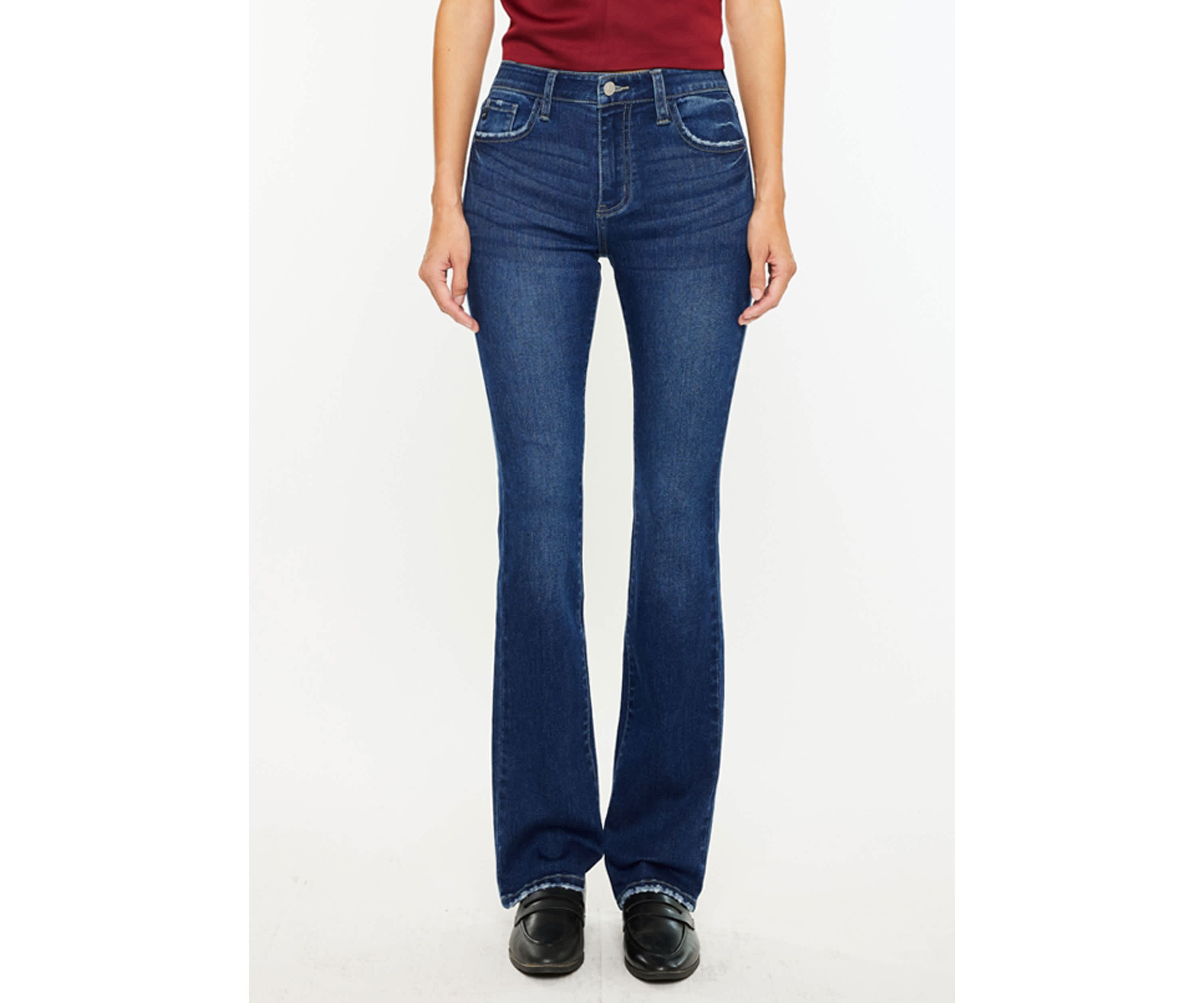 Gale Essentials High Rise Skinny Bootcut Jeans
