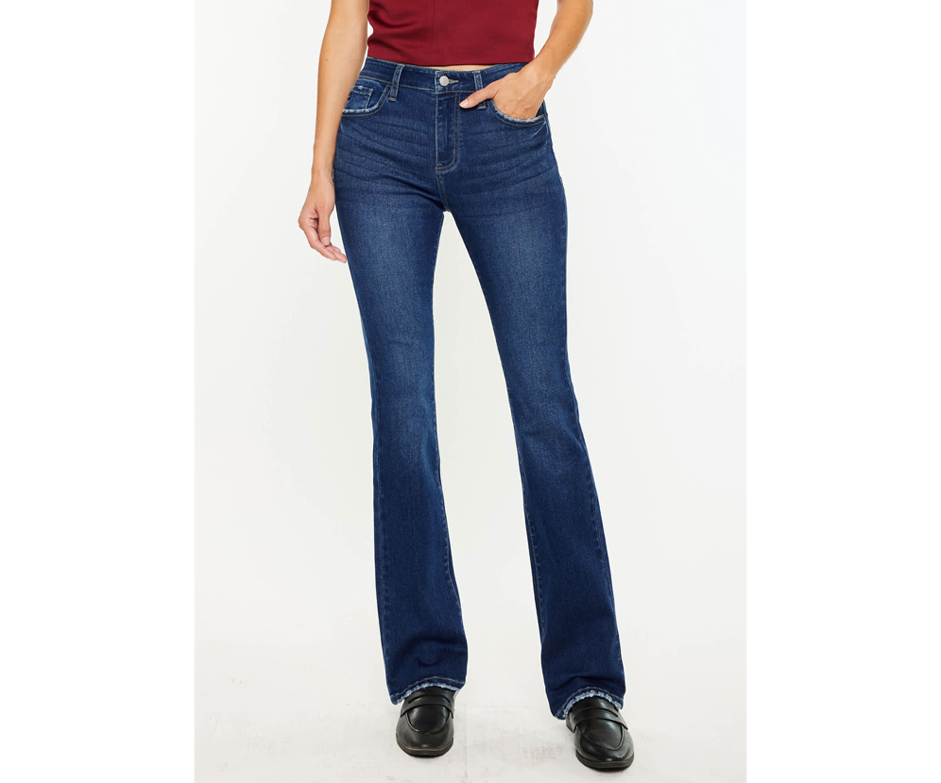 Gale Essentials High Rise Skinny Bootcut Jeans