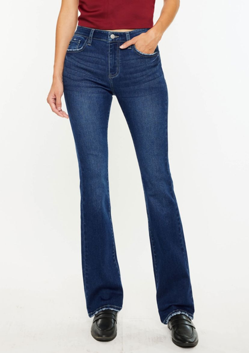 Gale Essentials High Rise Skinny Bootcut Jeans