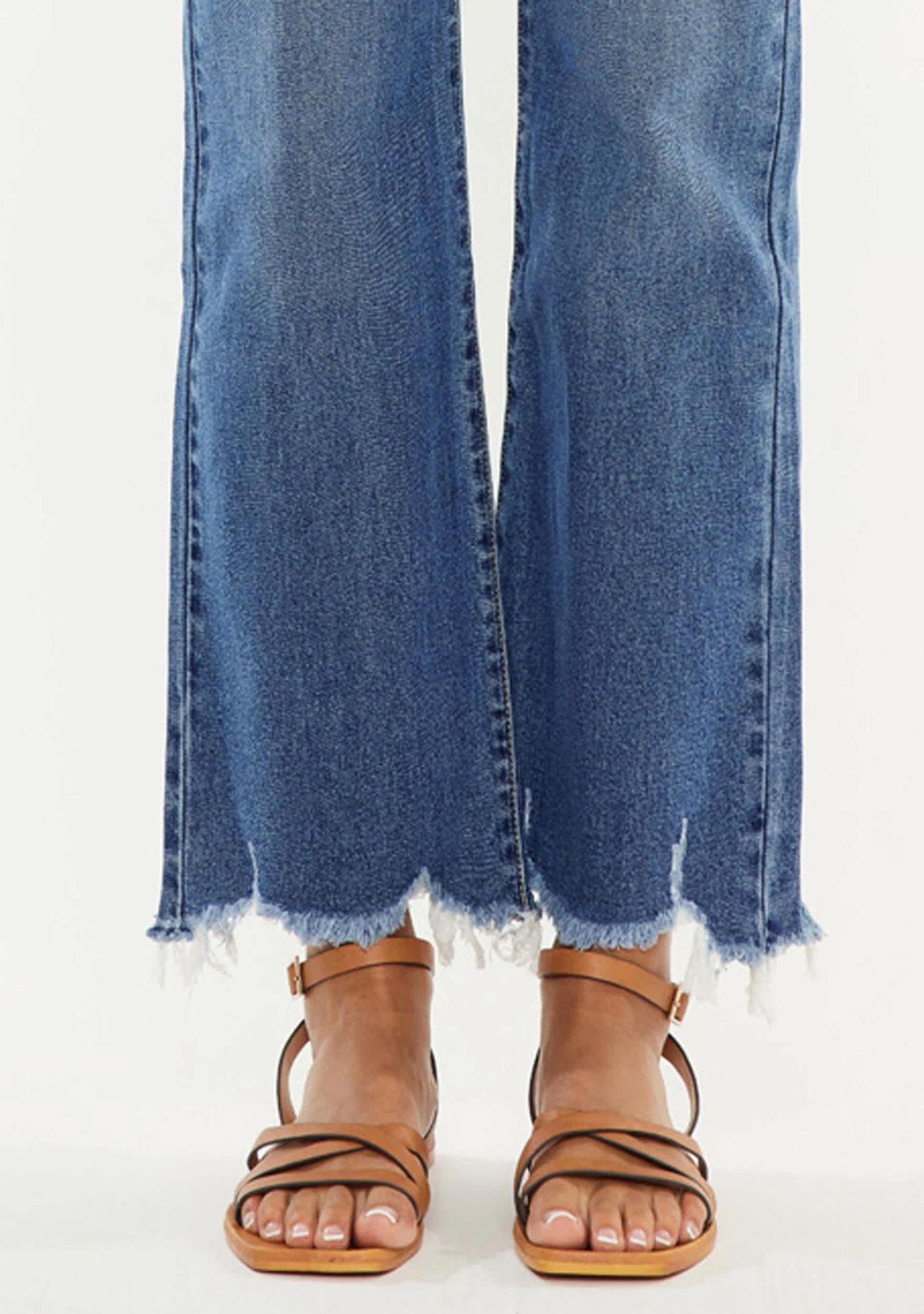 Jemma High Rise Slim Wide Leg jeans