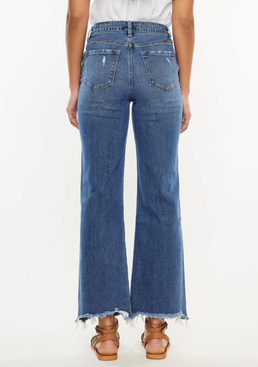 Jemma High Rise Slim Wide Leg jeans